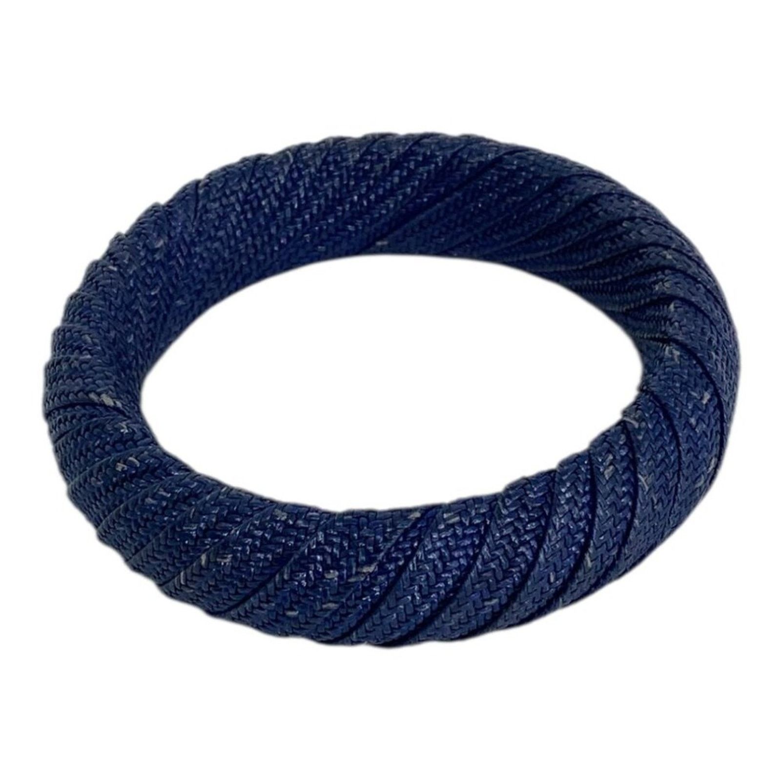 Other Vintage Blue Wrapped Thick Nautical Bangle Bracelet Size ONE SIZE - 1 Thumbnail