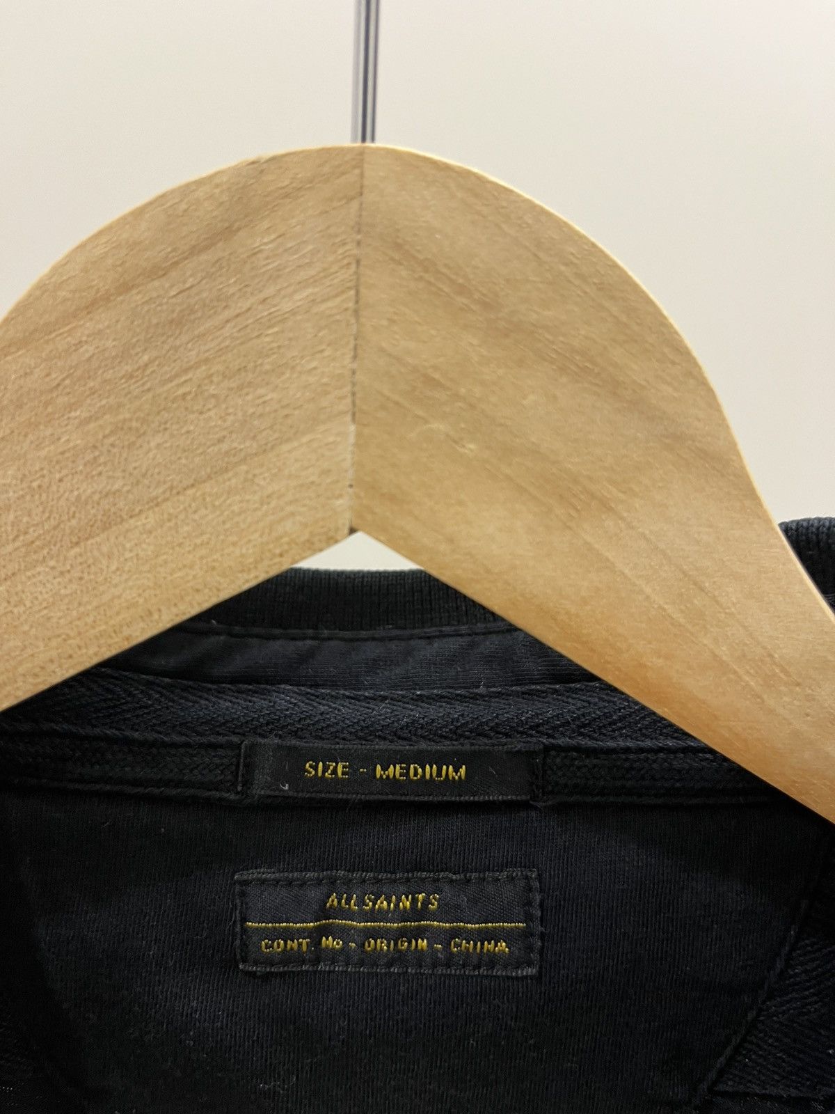 Allsaints Vintage 90s AllSaints t shirt M If Six Was Nine Black Size US M / EU 48-50 / 2 - 4 Thumbnail
