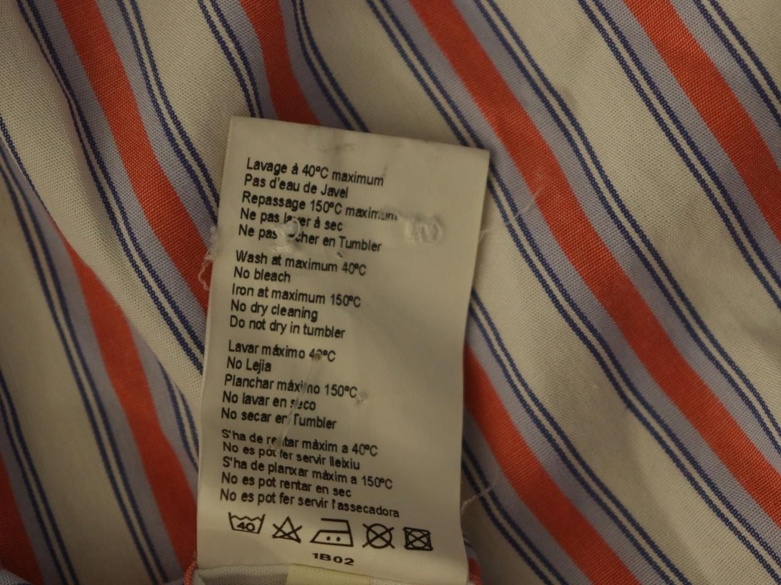 Lacoste Lacoste Multi Striped Collared Chest Button-Up Shirt Size 46 Size US M / EU 48-50 / 2 - 10 Thumbnail
