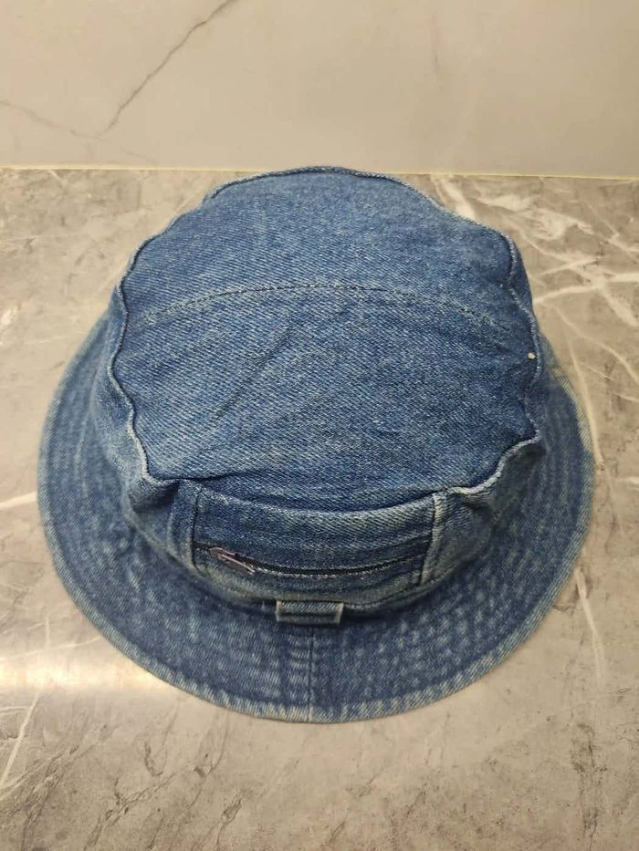 Japanese Brand Vintage Denim Bucket Hat Size ONE SIZE - 2 Thumbnail