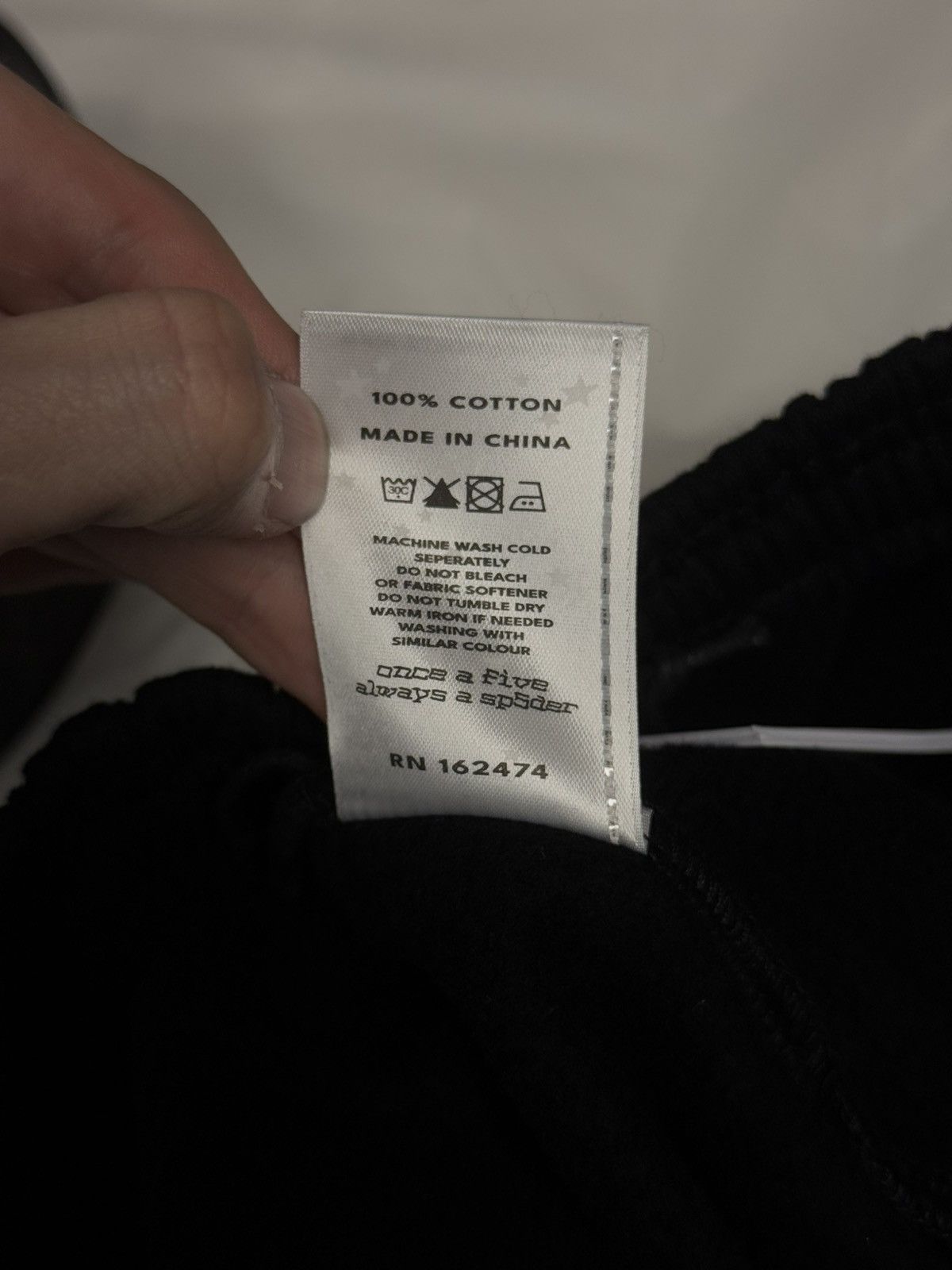 Sp5der Sp5der Worldwide Sweatpants Size Small Black (2025) (NEW Size US 30 / EU 46 - 8 Thumbnail