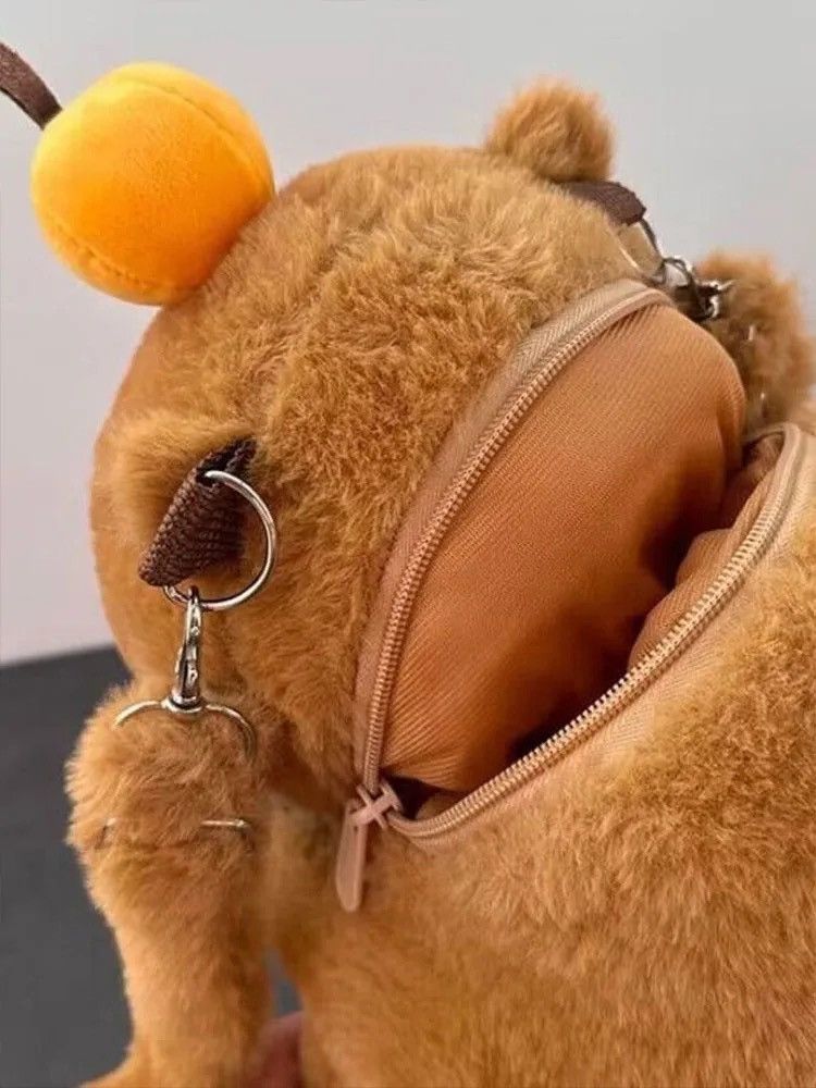 Other Kawaii Capybara Plush Backpack Bag Size ONE SIZE - 3 Thumbnail