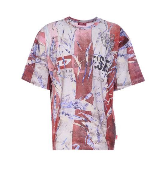 Diesel DIESEL Men T-Shirts A19648 0HGBY42AA Red Size US L / EU 52-54 / 3 - 1 Thumbnail