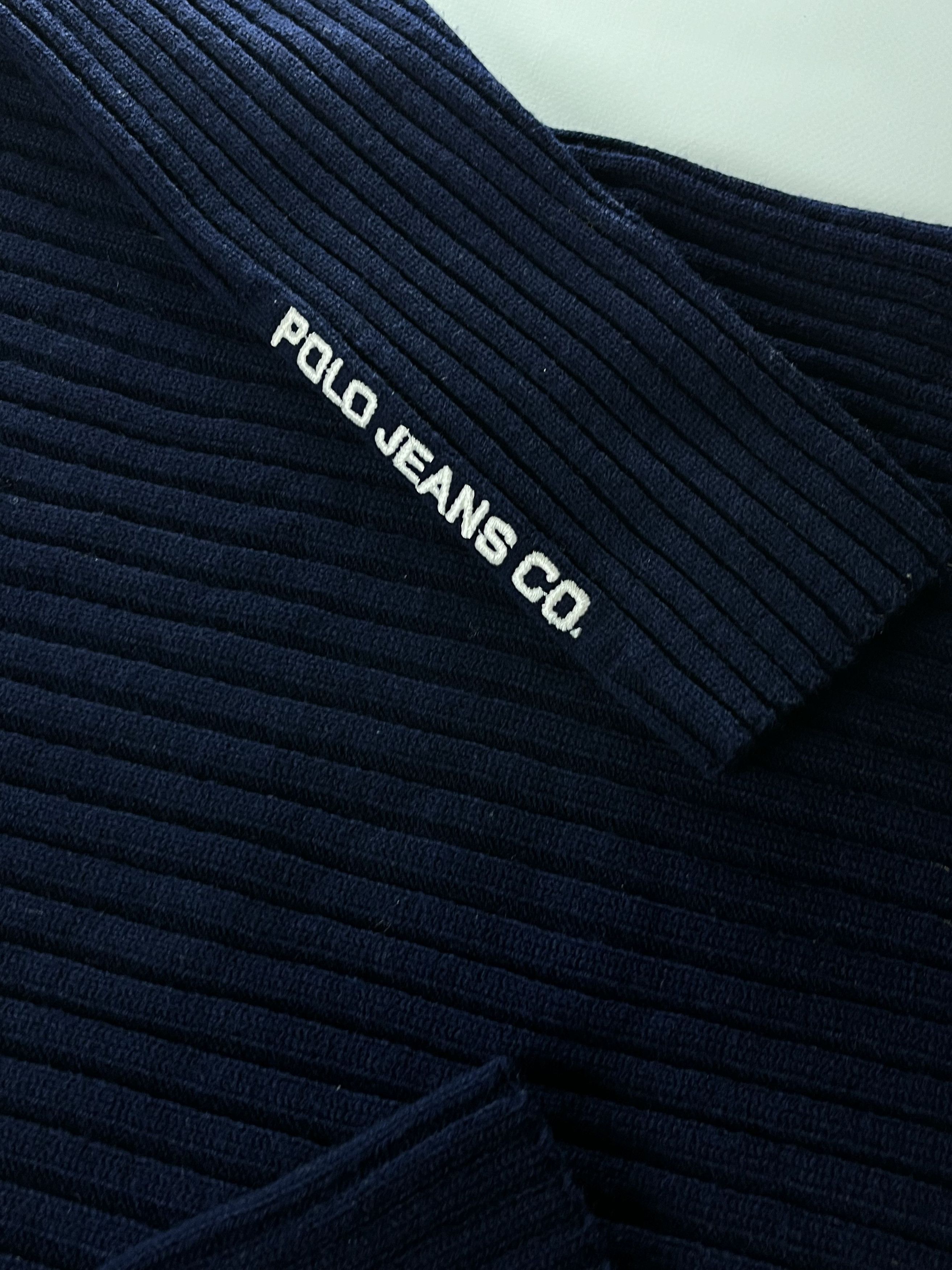 Polo Ralph Lauren × Ralph Lauren × Vintage Vintage Ribbed Knited Polo Ralph Lauren Sweater Size XL / US 12-14 / IT 48-50 - 2 Thumbnail