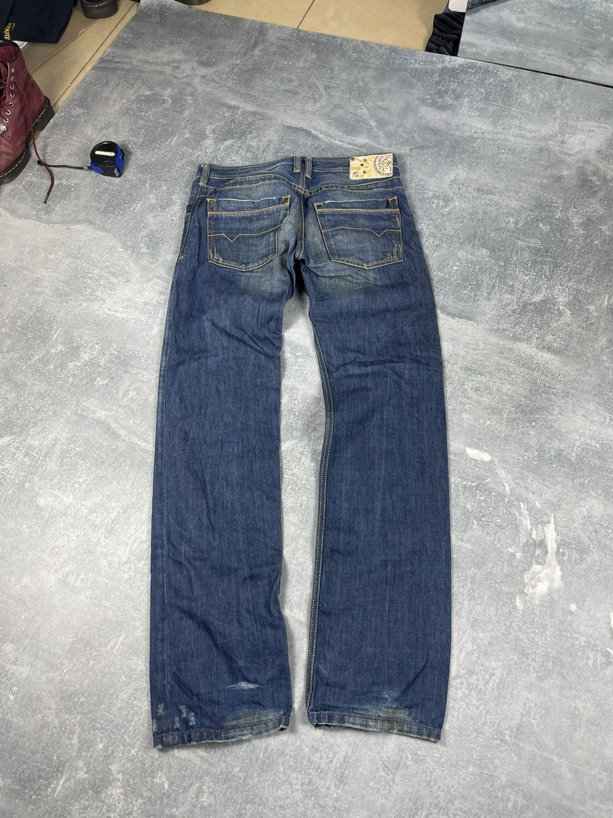 Diesel Streetwear crazy denim jeans Diesel Timmen washed Size US 33 - 1 Thumbnail