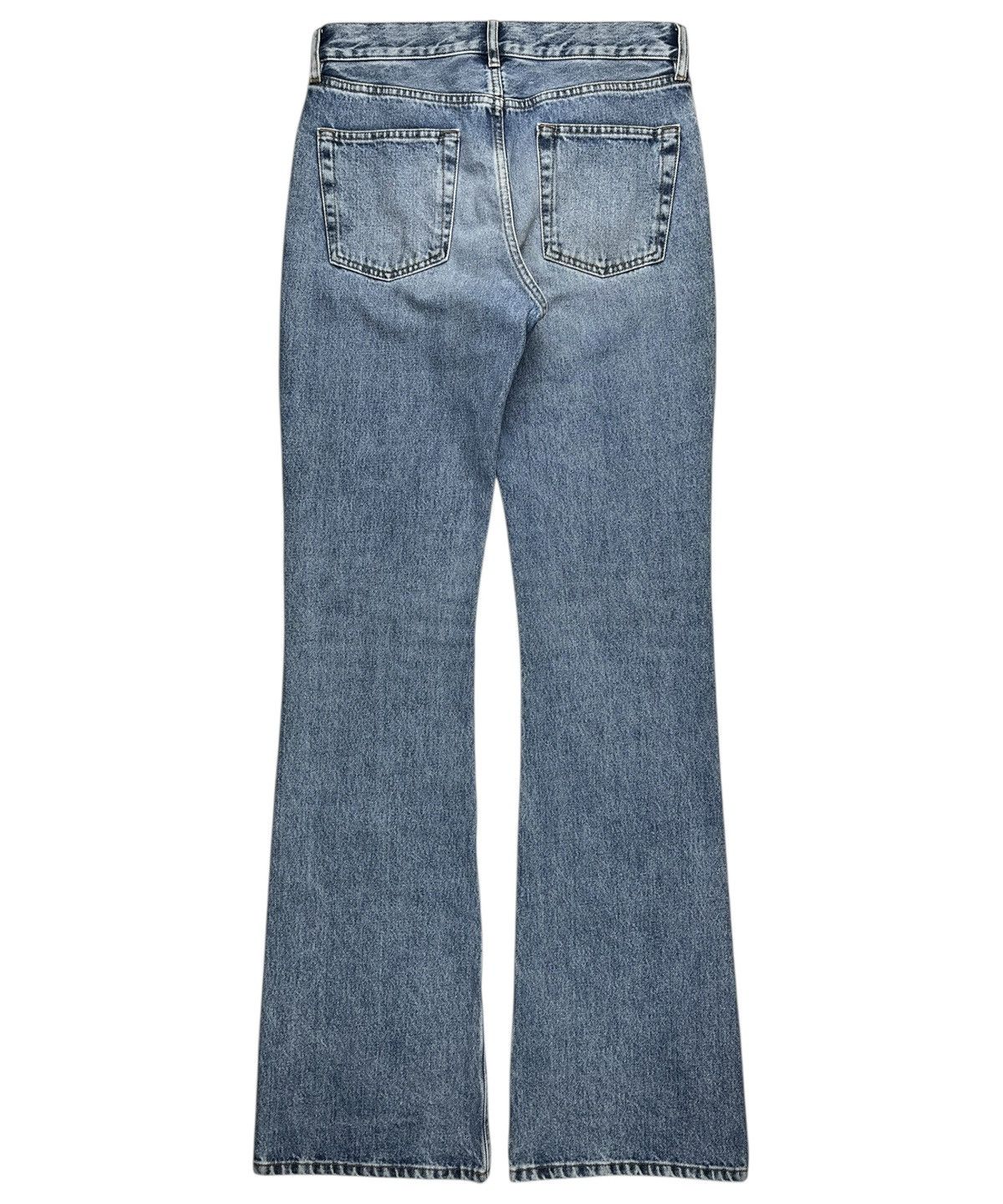 Balenciaga SS19 Balenciaga Vintage Blue Flared Bootcut Denim Jeans Size US 29 - 2 Thumbnail