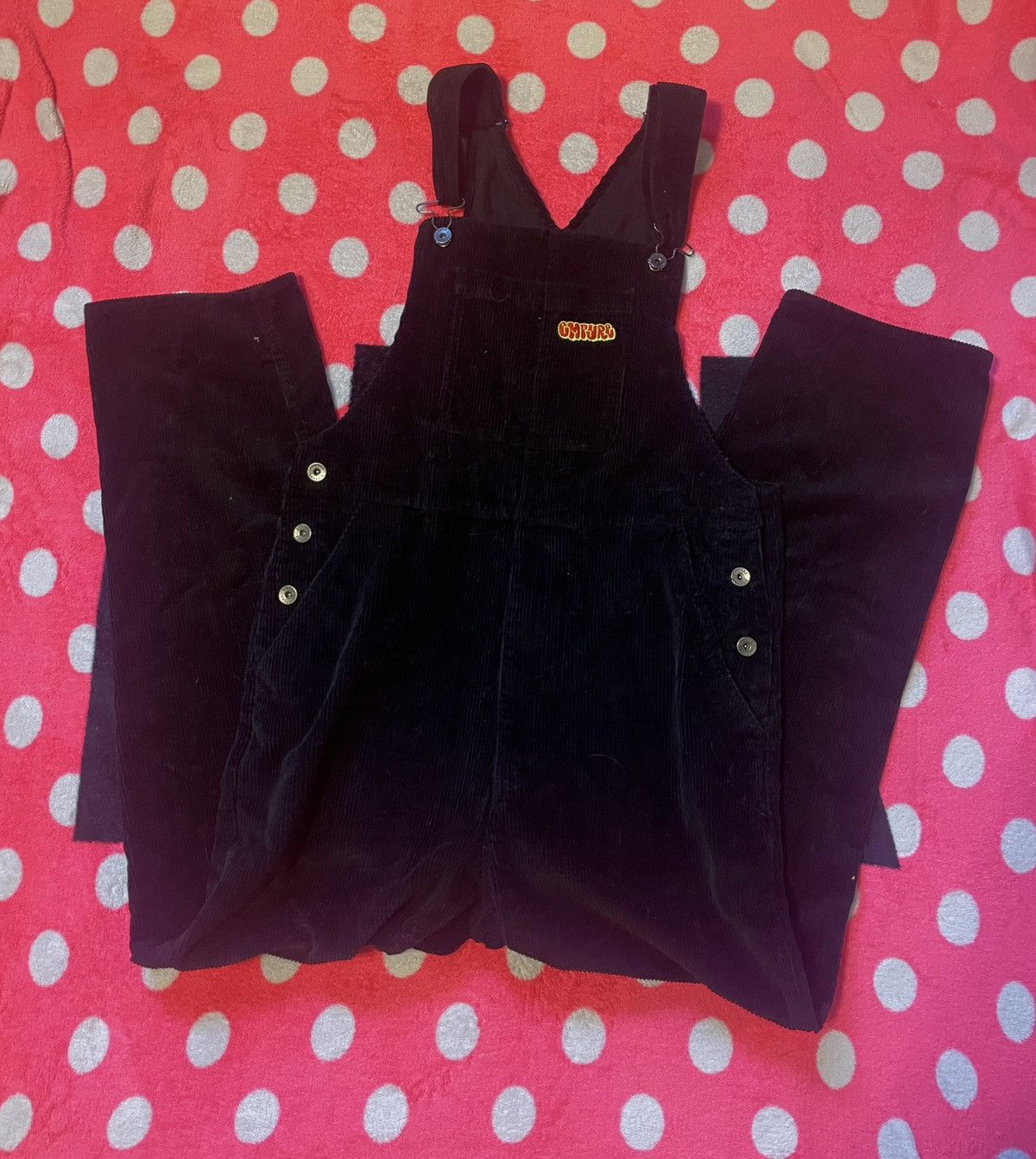 Empyre Empyre Black Corduroy Overalls Size Medium Size US 34 / EU 50 - 1 Thumbnail