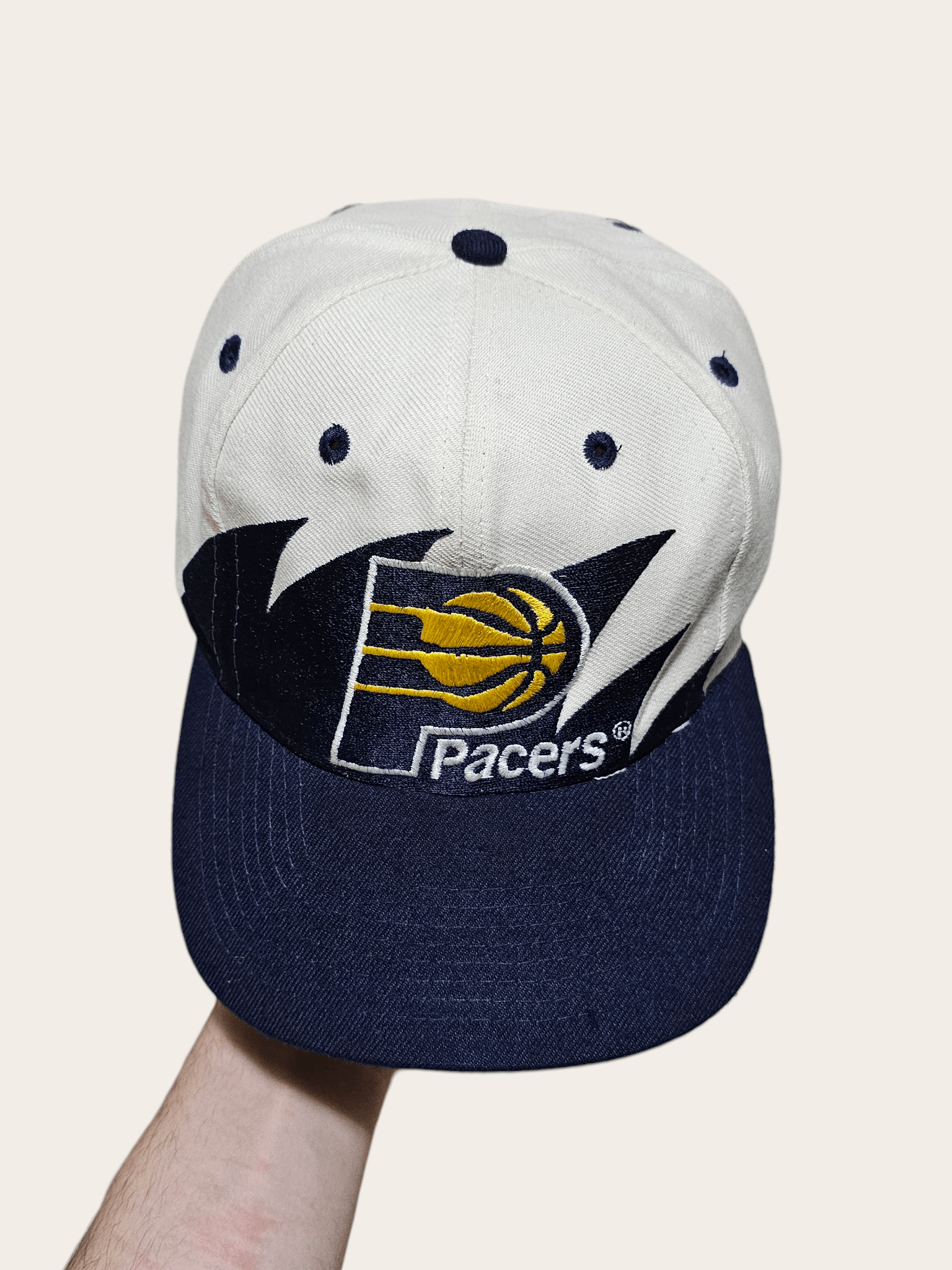 Logo Athletic Indiana Pacers Logo Athletic Shark Tooth Wool Hat Size ONE SIZE - 2 Thumbnail