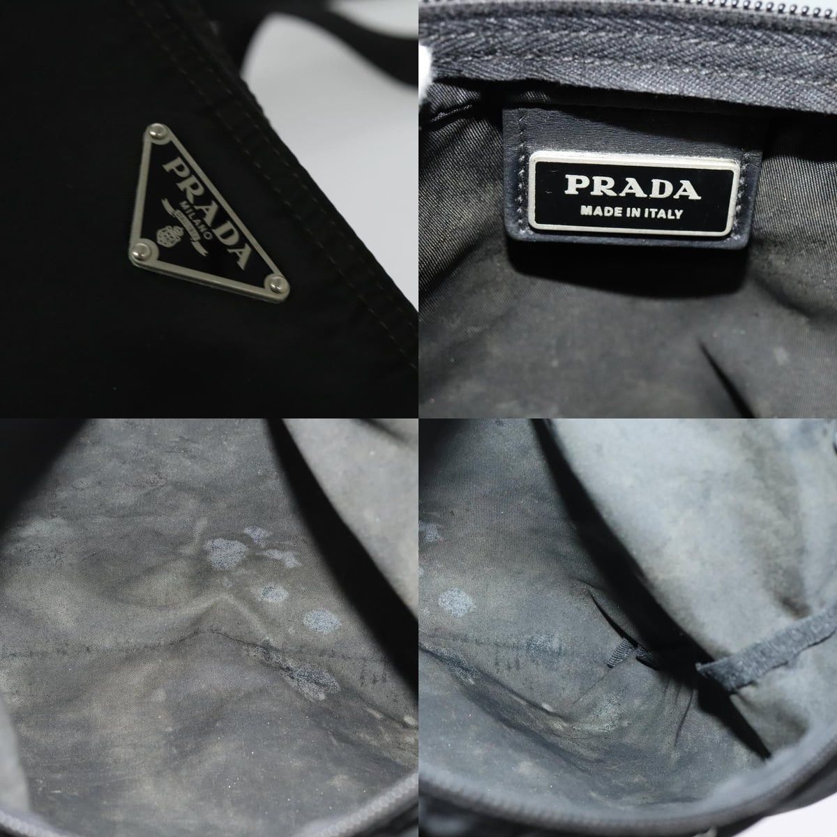 Prada PRADA Shoulder Bag Nylon Black Silver Size ONE SIZE - 11 Thumbnail