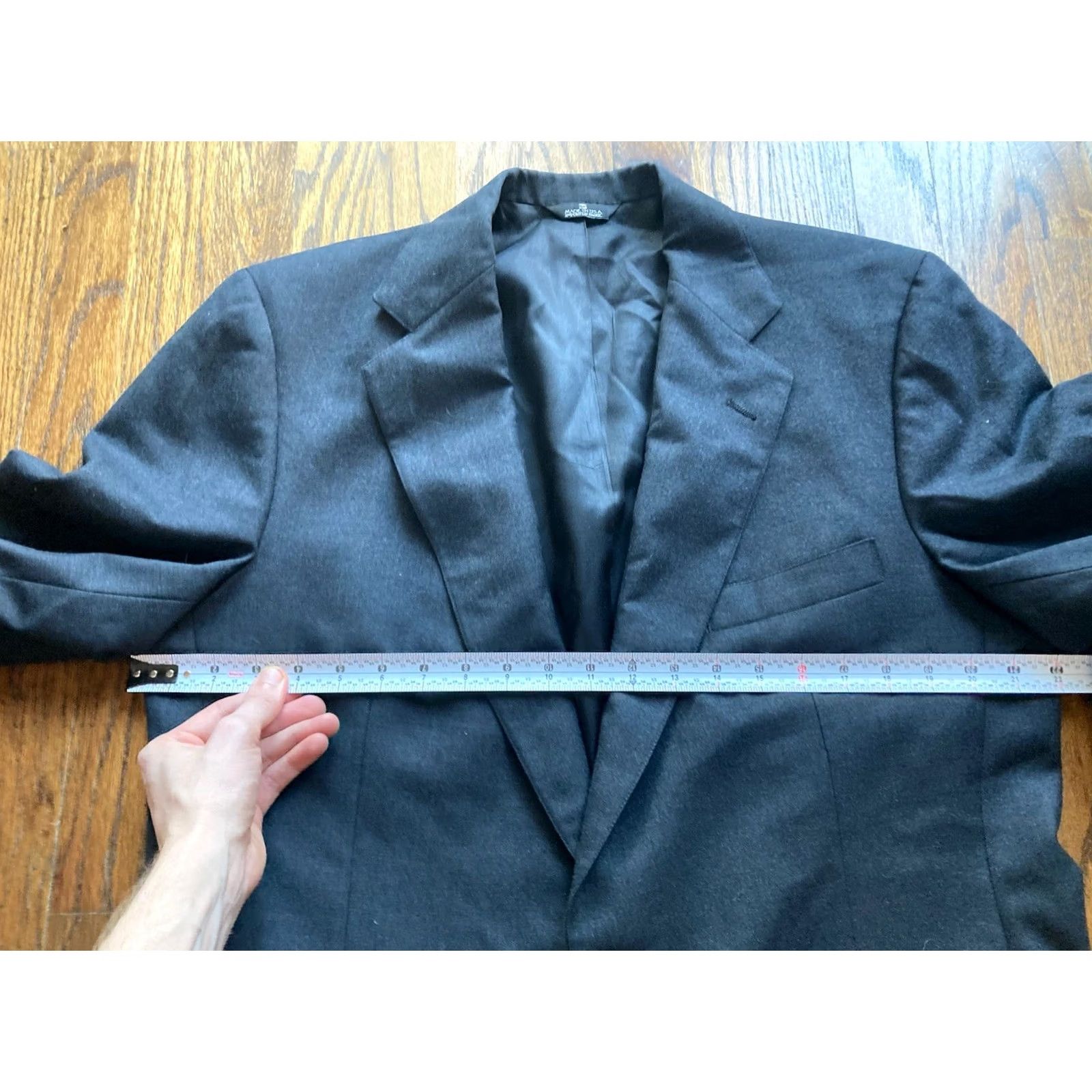 Polo Ralph Lauren VINTAGE Polo Ralph Lauren Blazer Mens 44 Wool Dark Gray University Jacket Size US XXL / EU 58 / 5 - 7 Thumbnail