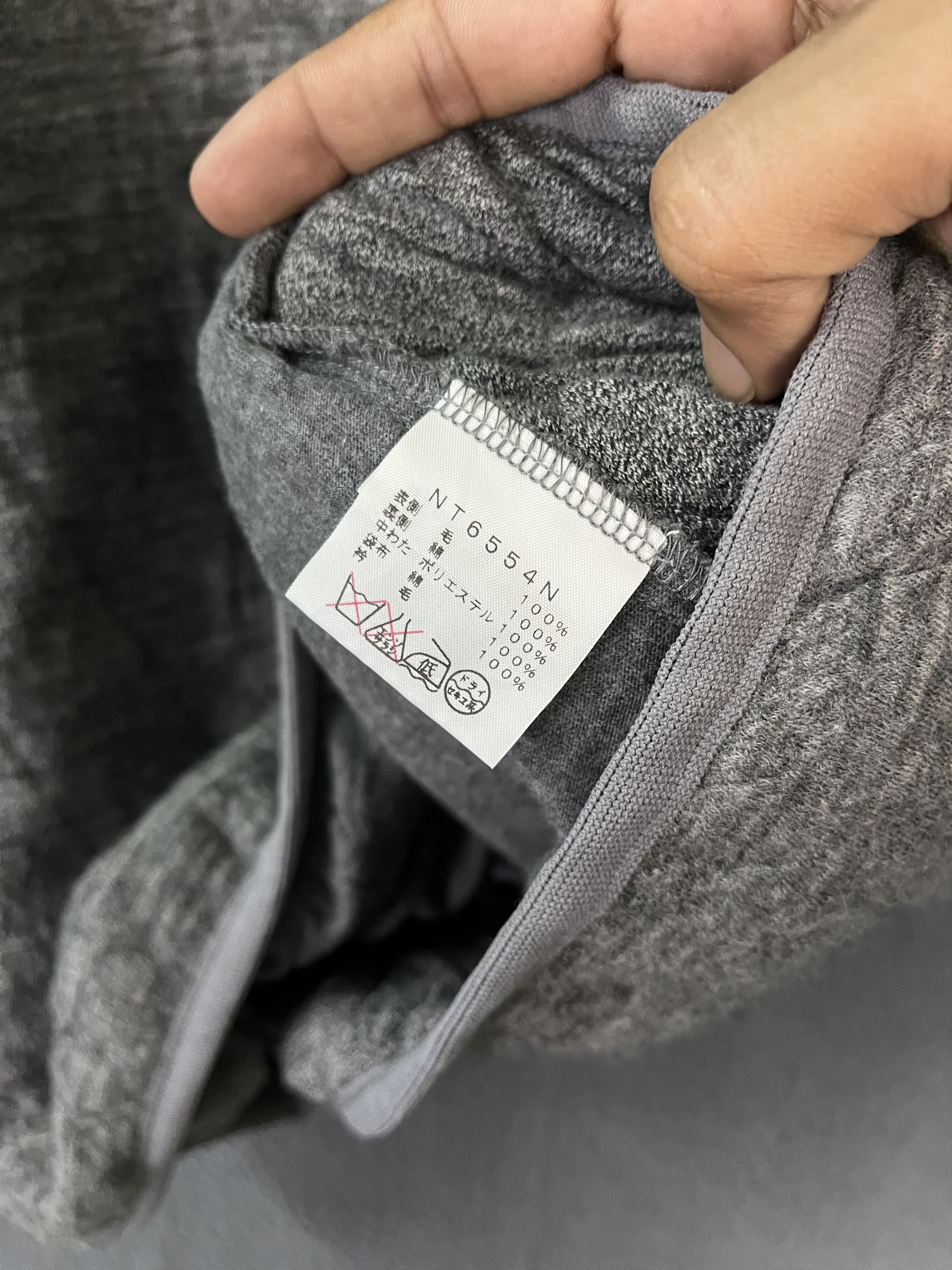 The North Face TNF Purple Label Pullover Made in Japan Sweater Grey Women S Size S / US 4 / IT 40 - 9 Thumbnail
