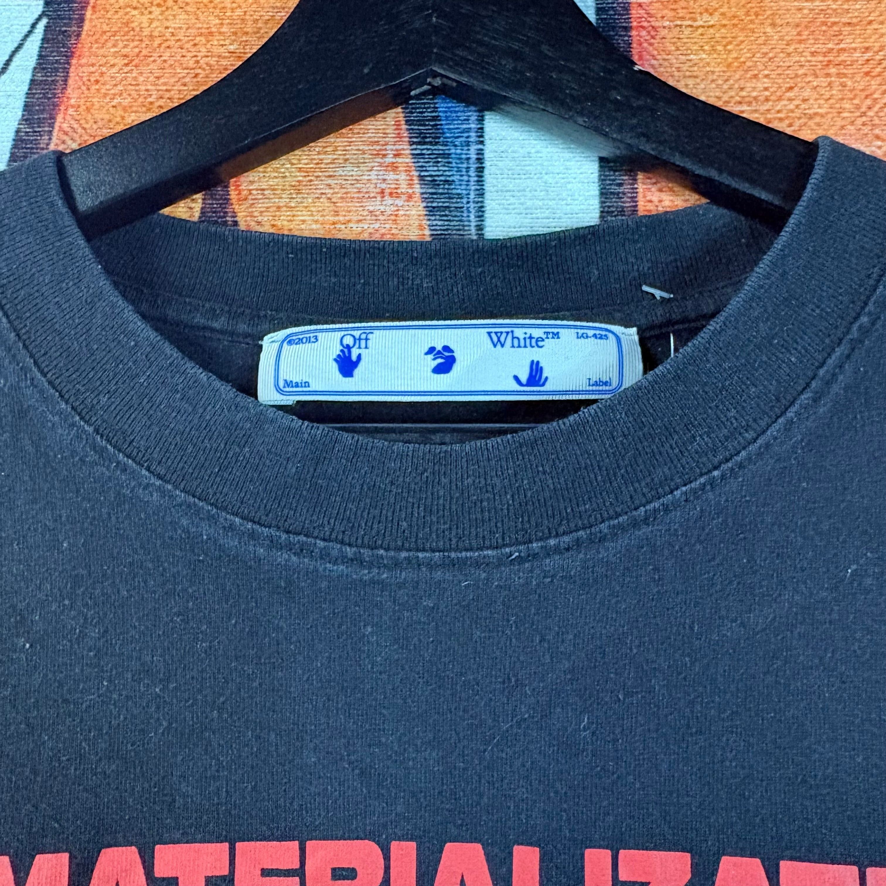 Off-White Off White Dematerialization Graphic Tee Size Medium Size US M / EU 48-50 / 2 - 2 Thumbnail