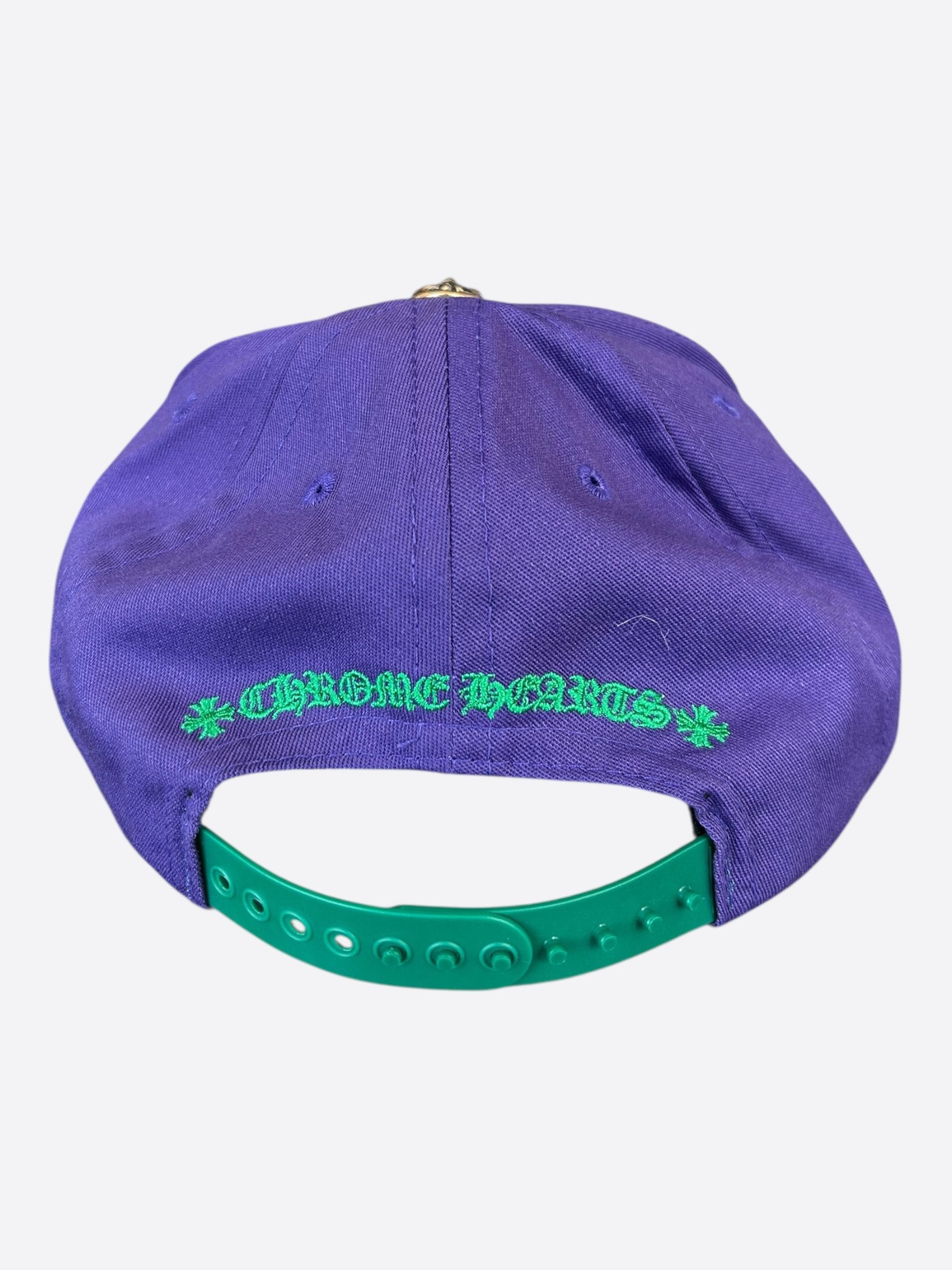 Chrome Hearts Chrome Hearts Purple & Green Embroidered Logo Hat Size ONE SIZE - 3 Thumbnail