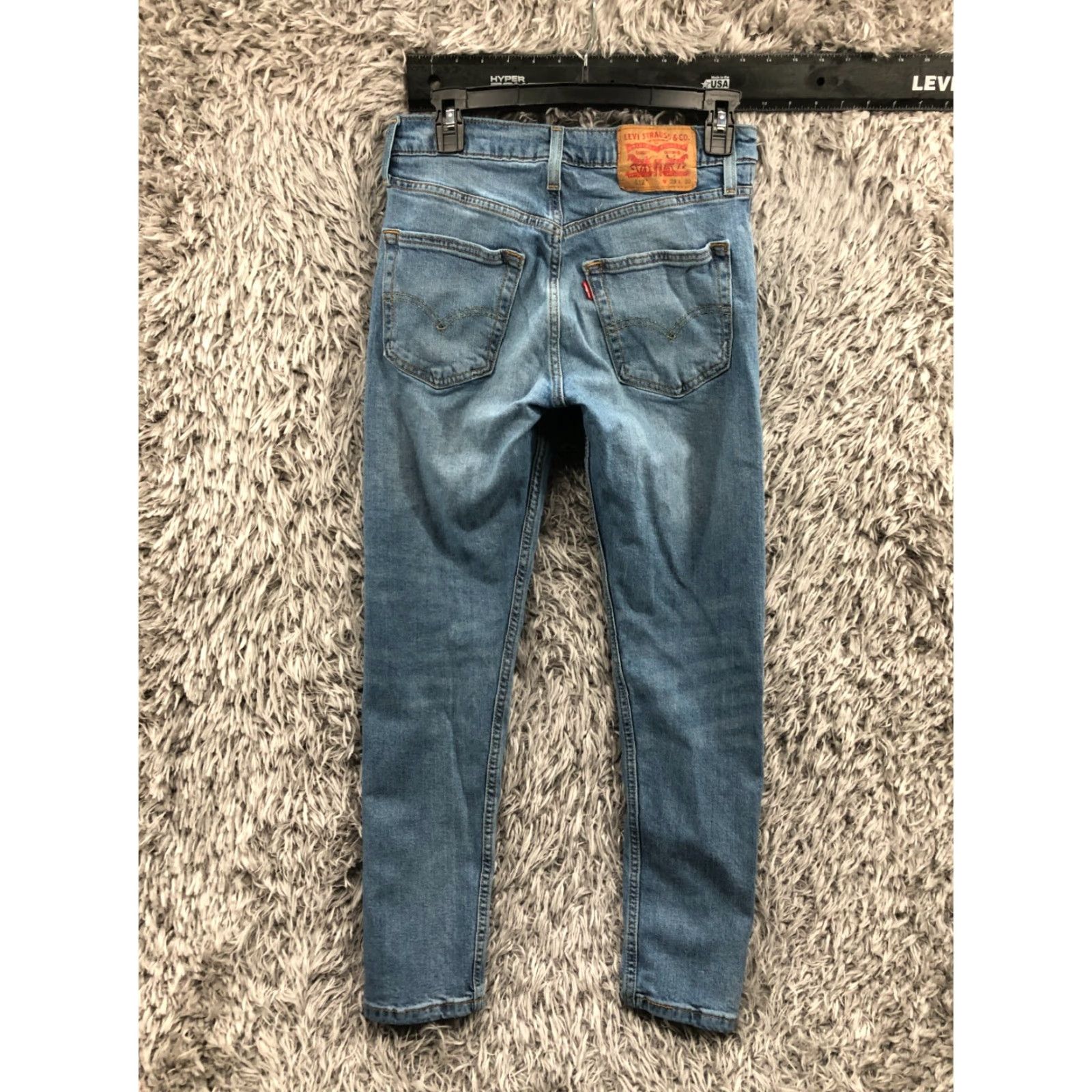 Levi's Levi's 512 Slim Tapered Jeans Mens 28x30 Slim Mid Blue Denim 5-Pocket Classic Modern Leather/Logo Detail? Size US 28 / EU 44 - 5 Thumbnail