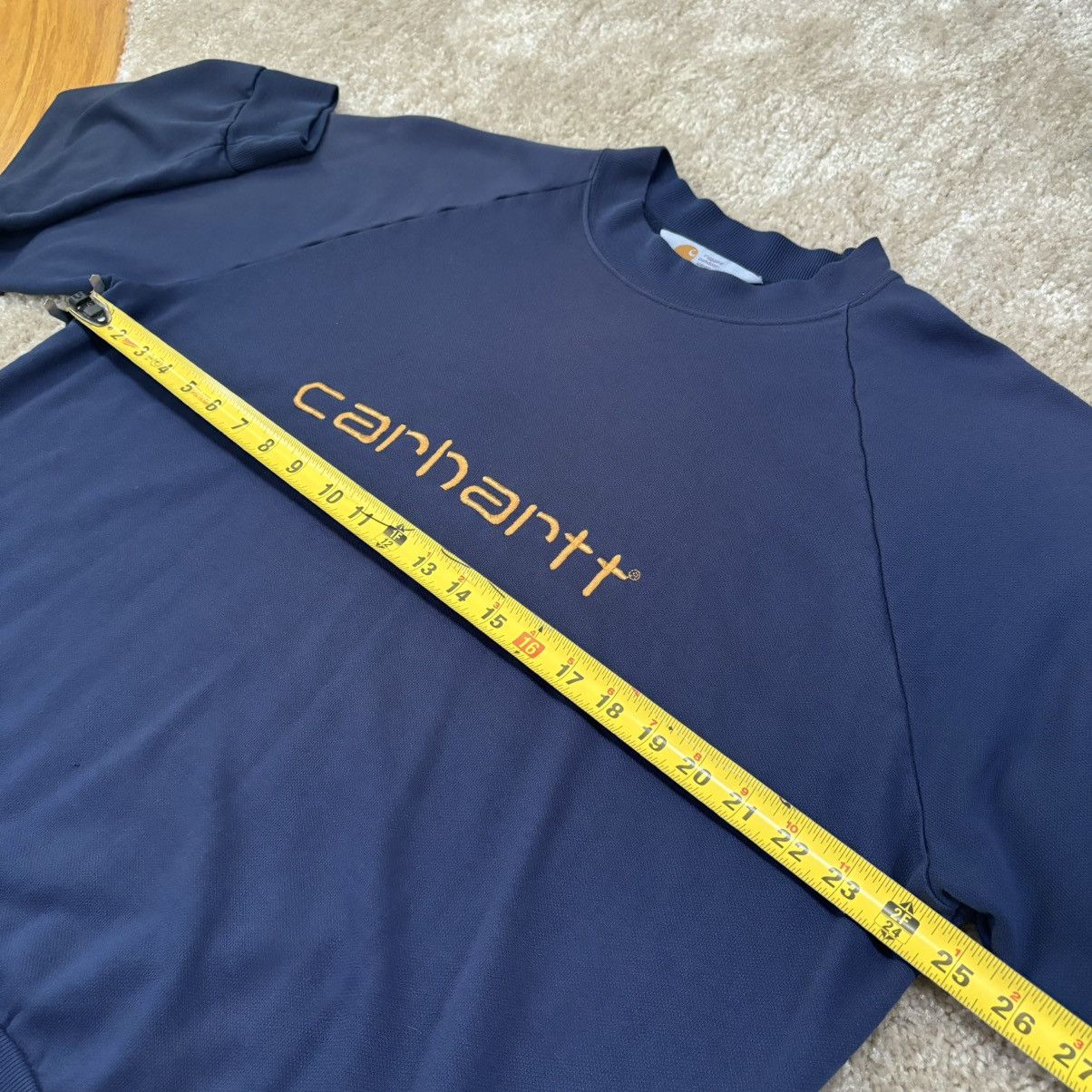 Carhartt × Vintage Vintage Carhartt Spellout Crewneck Sweatshirt Large Size US L / EU 52-54 / 3 - 7 Thumbnail