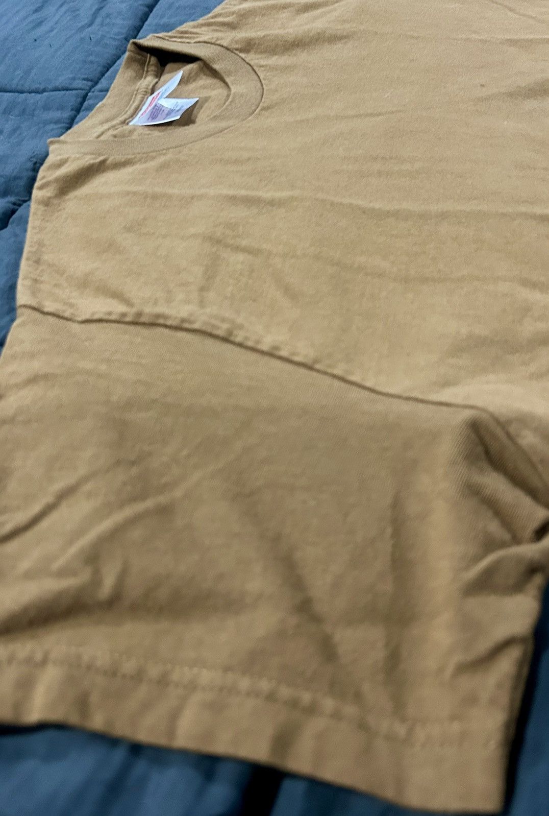 Supreme Supreme Classic Blank T-Shirt - Khaki/Tan - Size Large Size US L / EU 52-54 / 3 - 8 Thumbnail