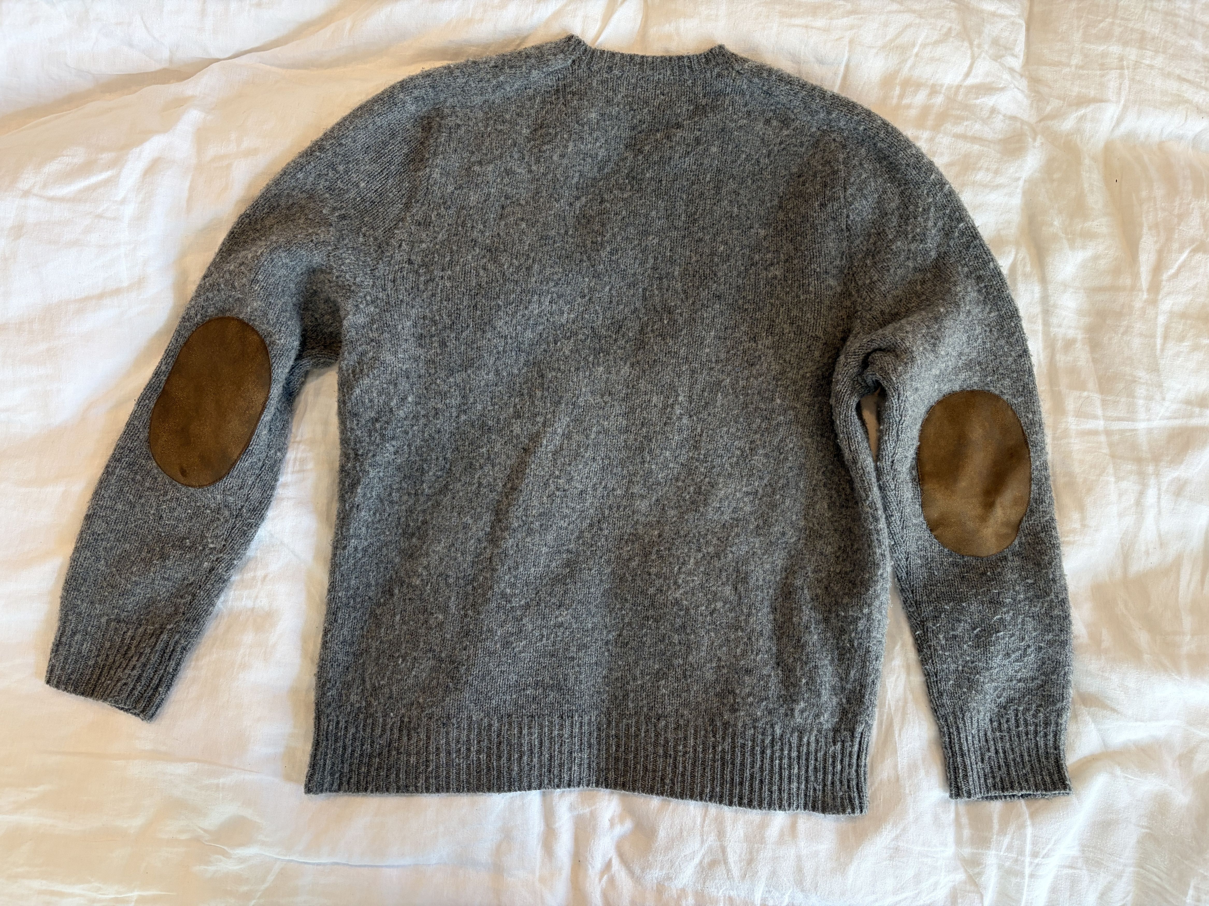 Ralph Lauren Rugby Ralph Lauren 100% Wool - Grey with Suede - Large Size US L / EU 52-54 / 3 - 1 Thumbnail
