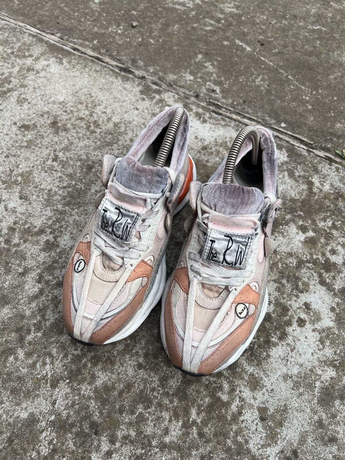 Other Rebecca White Leather Sneakers Size US 7 / IT 37 - 2 Thumbnail