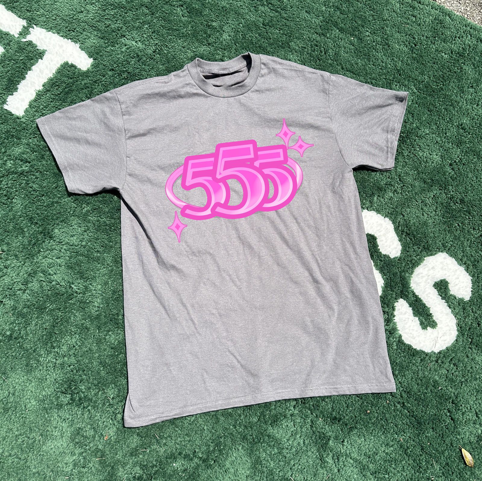 Japanese Brand 555 Tee Graphite / Pink Size US M / EU 48-50 / 2 - 1 Preview