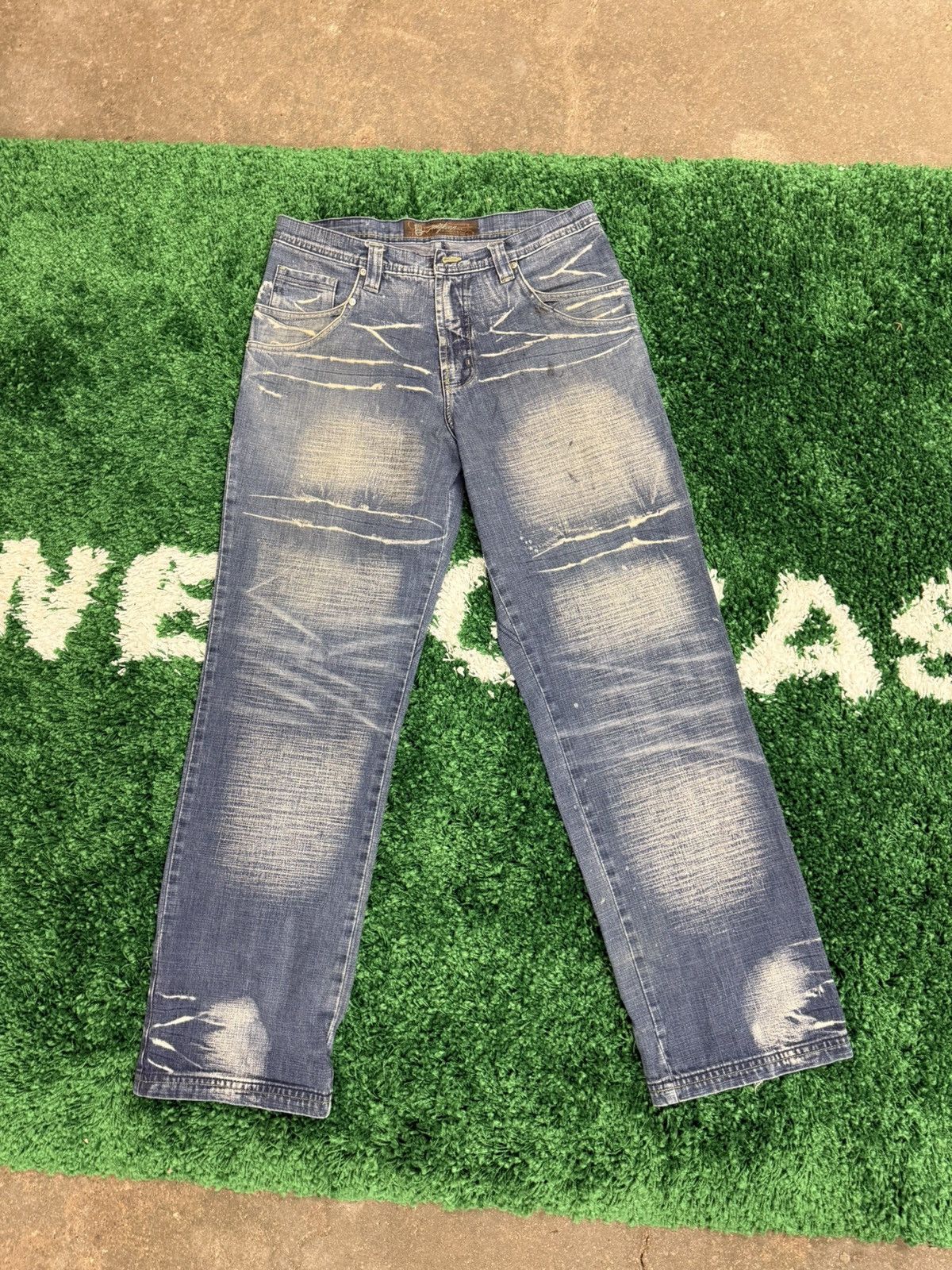Vintage Cool Vintage "M" Denim Jeans Sz. 34 Size US 34 / EU 50 - 2 Thumbnail