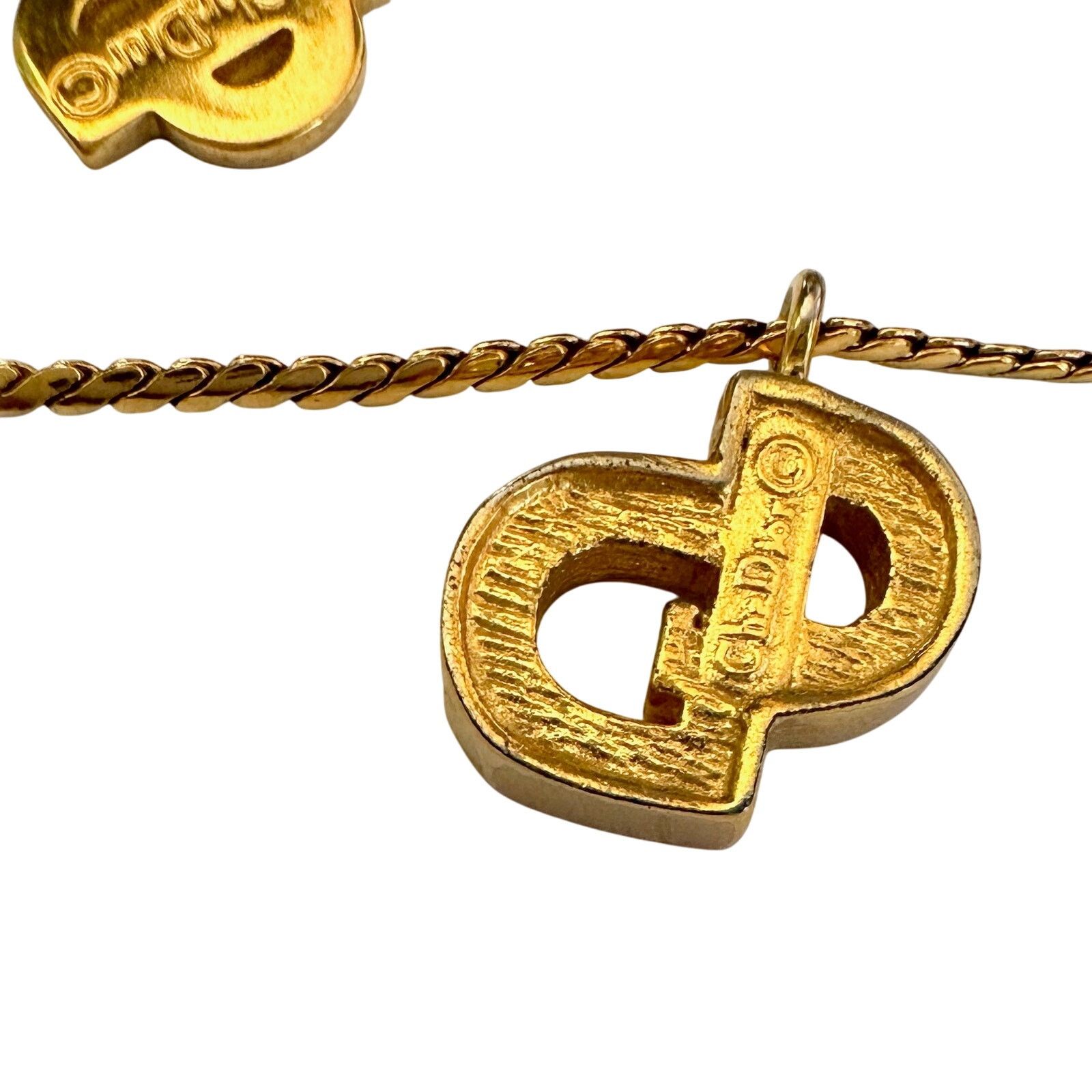 Dior Christian Dior Offset CD Initial Necklace Size ONE SIZE - 10 Thumbnail