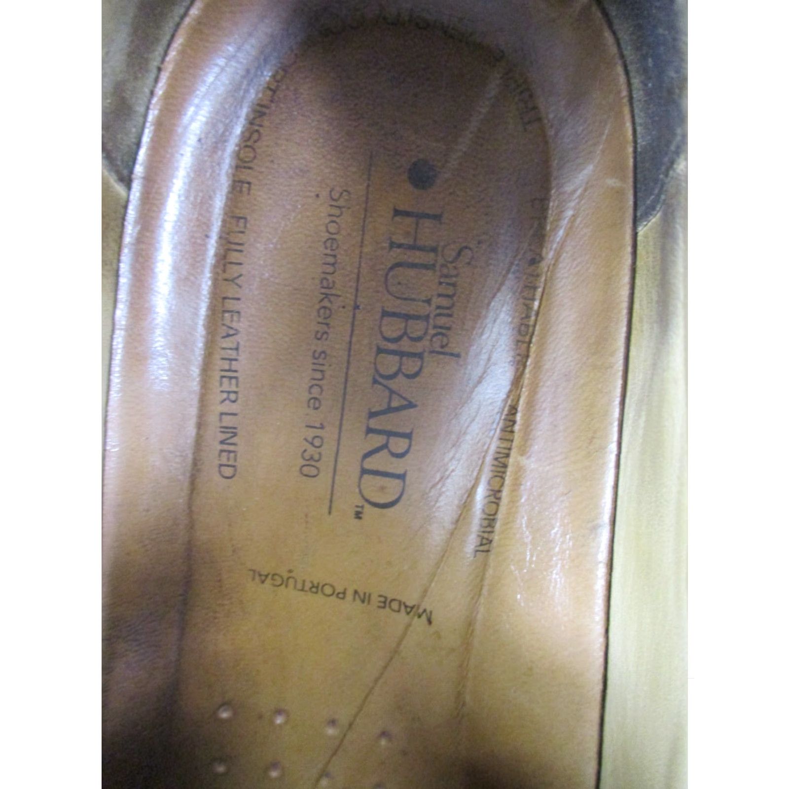Penn VINTAGE Samuel Hubbard Men’s 11 Tailored Traveler Penny Loafer Brown Leather 1517 Size US 11 / EU 44 - 6 Thumbnail
