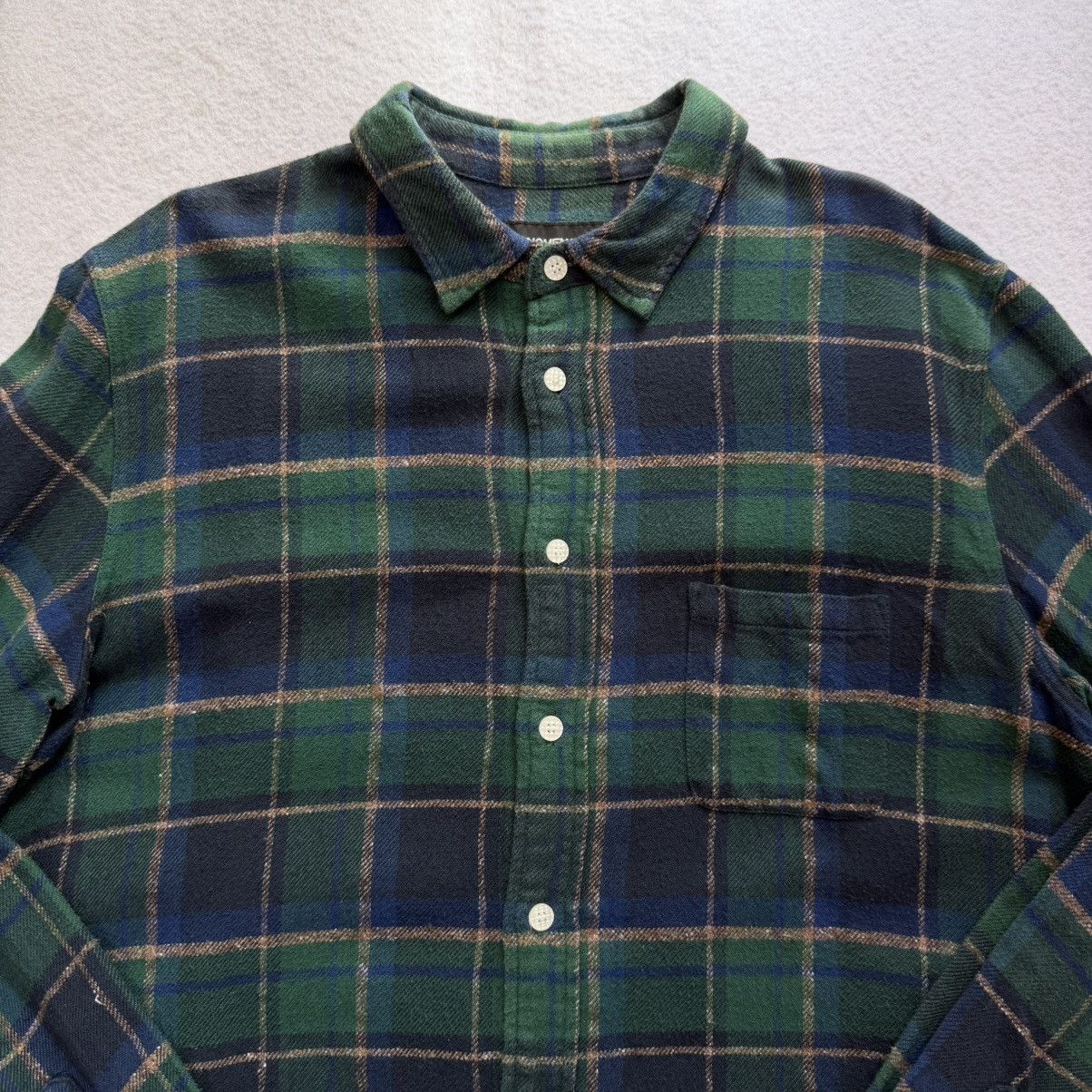 PHENOMENON Phenomenon AW2014 Raw Hem High-Low Flannel Size US M / EU 48-50 / 2 - 3 Thumbnail