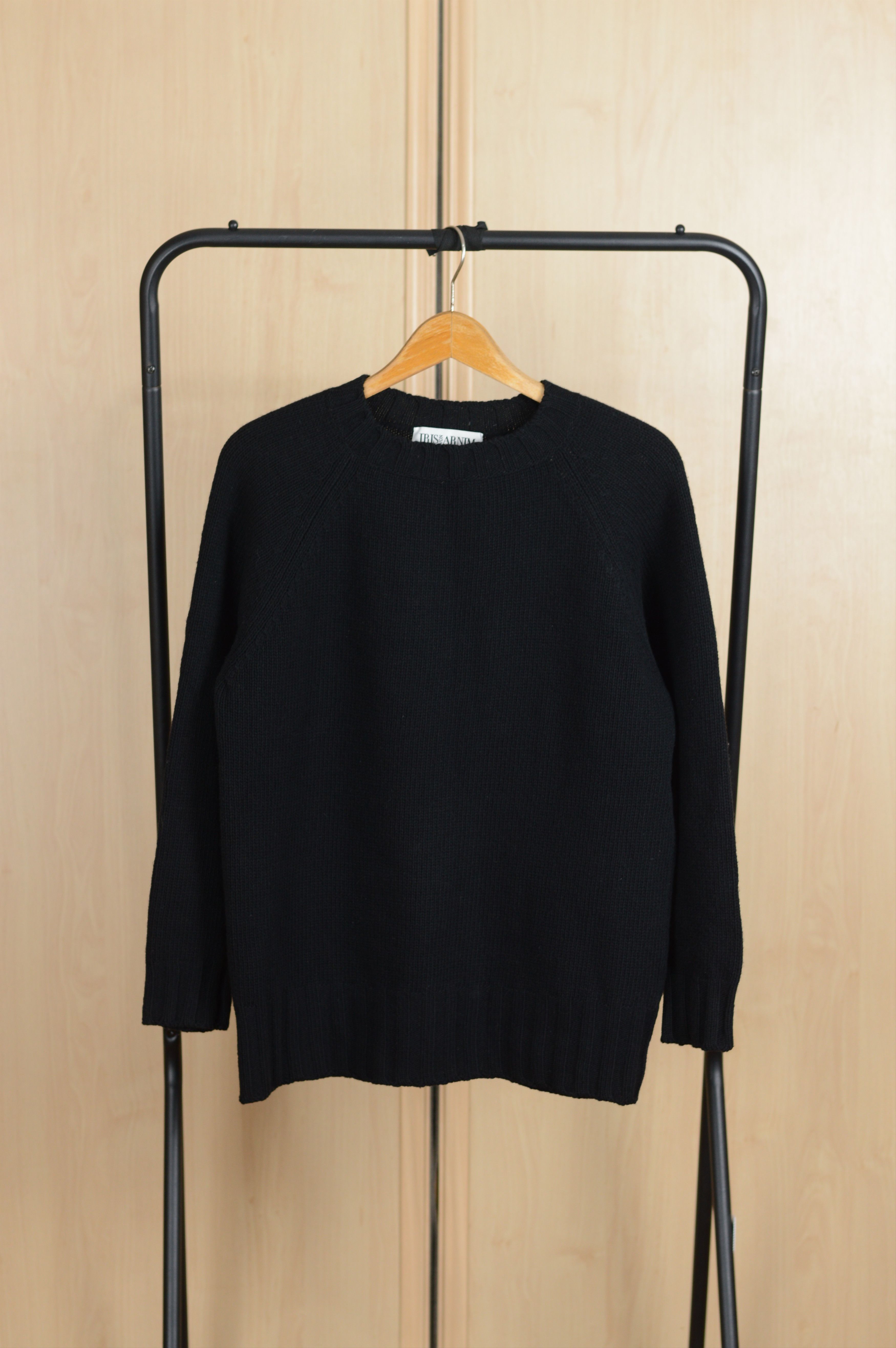 Iris von Arnim Iris von Arnim Wool Black Sweater Made in Italy Size S / US 4 / IT 40 - 1 Thumbnail