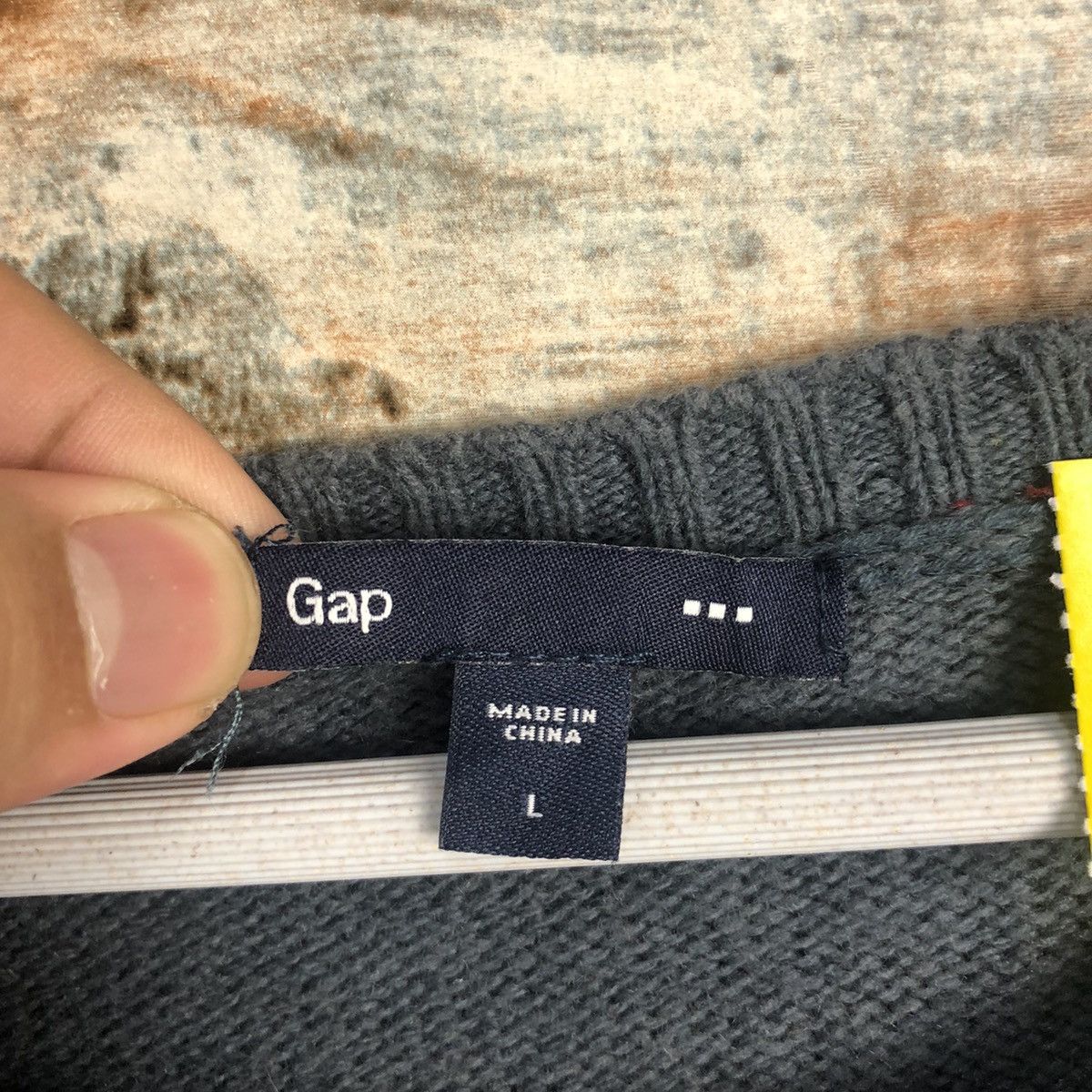 Gap × Homespun Knitwear Gap Grey Stripe Knitwear #A1986 Size US L / EU 52-54 / 3 - 9 Thumbnail
