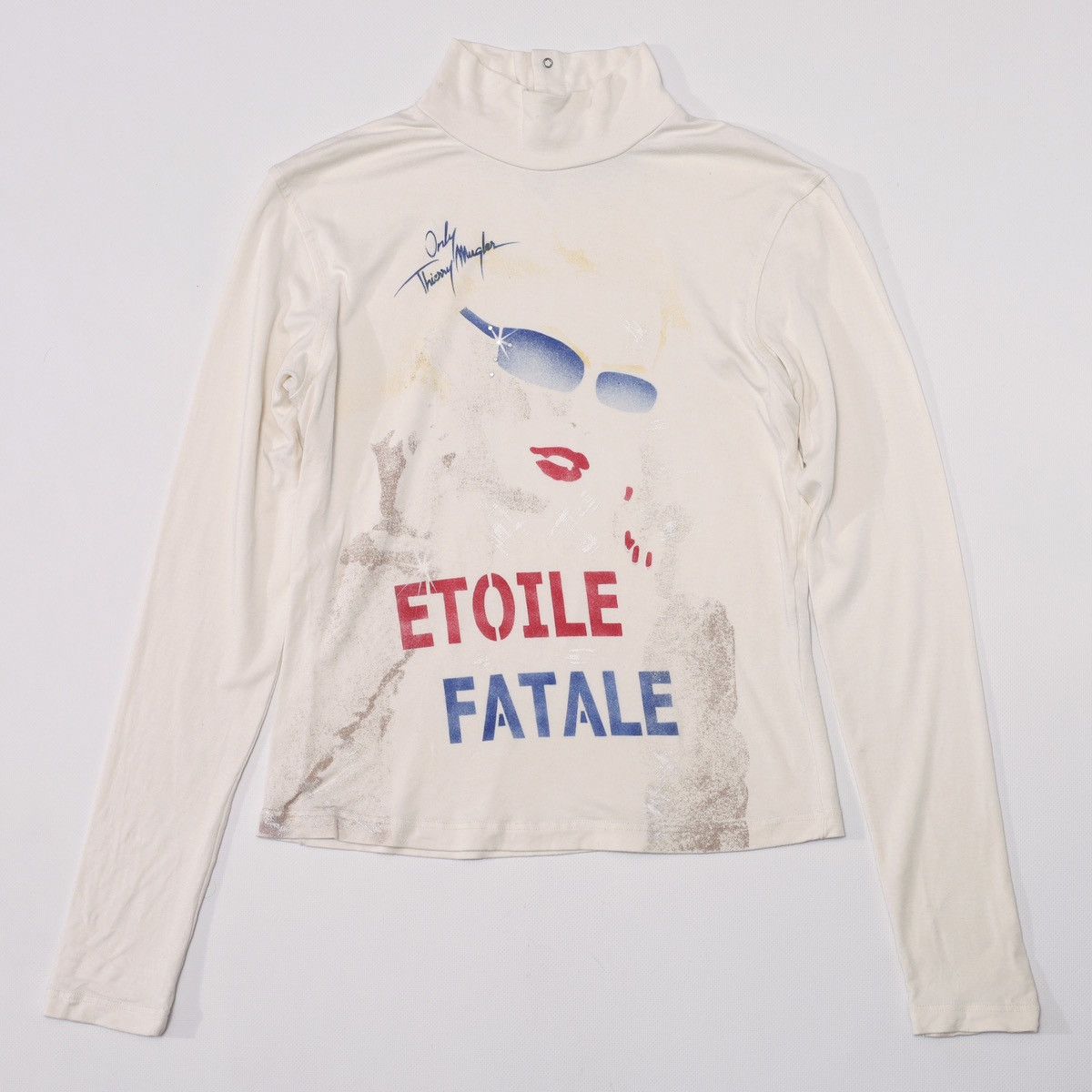 Thierry Mugler Only Thierry Mugler Etoile Fatale Vintage Golf Top Sleeve Size M / US 6-8 / IT 42-44 - 1 Thumbnail