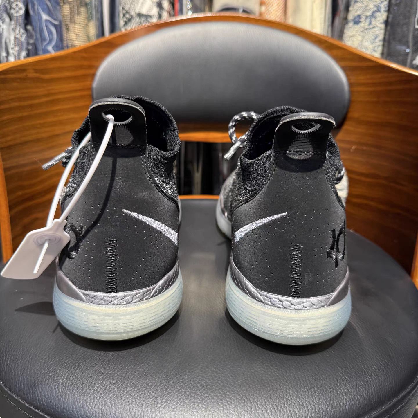 Nike Nike KD11 Kevin Durant Black & White Oreo K15 Size US 10 / EU 43 - 3 Thumbnail