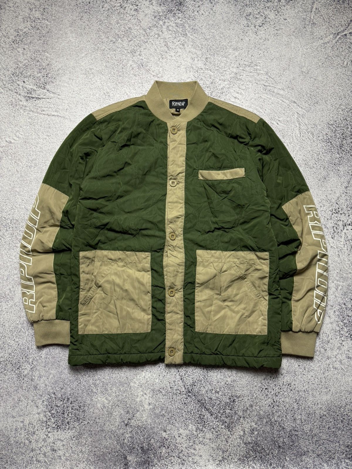 RIPNDIP Ripndip Quilted Jacket Skate Rap Style Street Coat Y2k Size US S / EU 44-46 / 1 - 1 Thumbnail