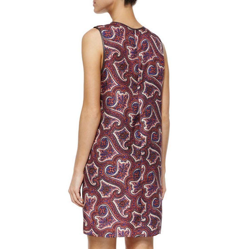 Theory Theory Brindina Veranda Paisley Silk Shift Dress Size 10 Size L / US 10 / IT 46 - 2 Thumbnail
