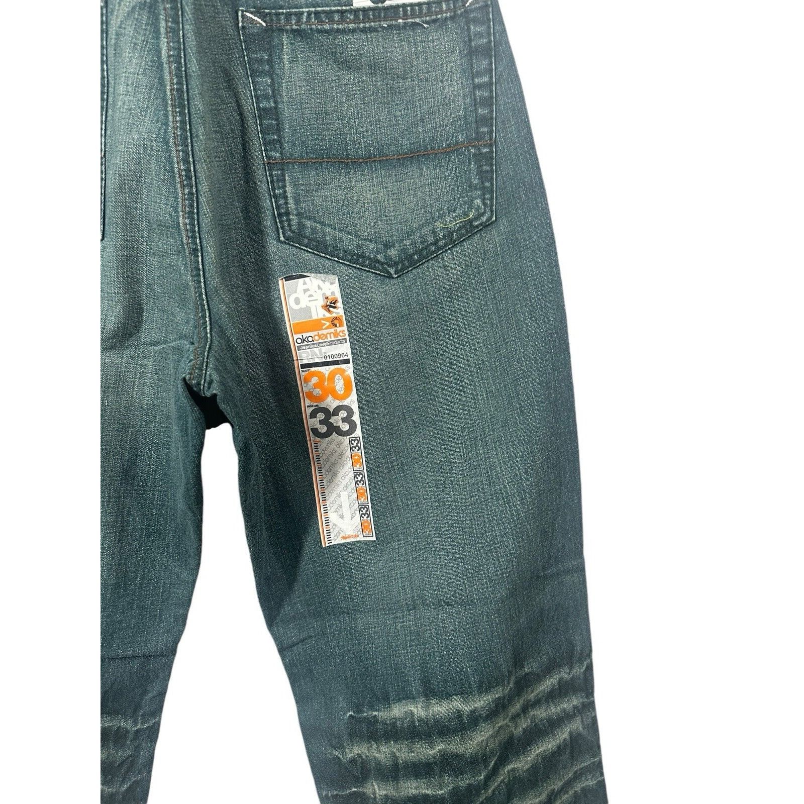 Akademiks Vintage Akademiks Jeans Mens Size 30-33 Denim Baggy Wide Leg Size US 30 / EU 46 - 5 Thumbnail
