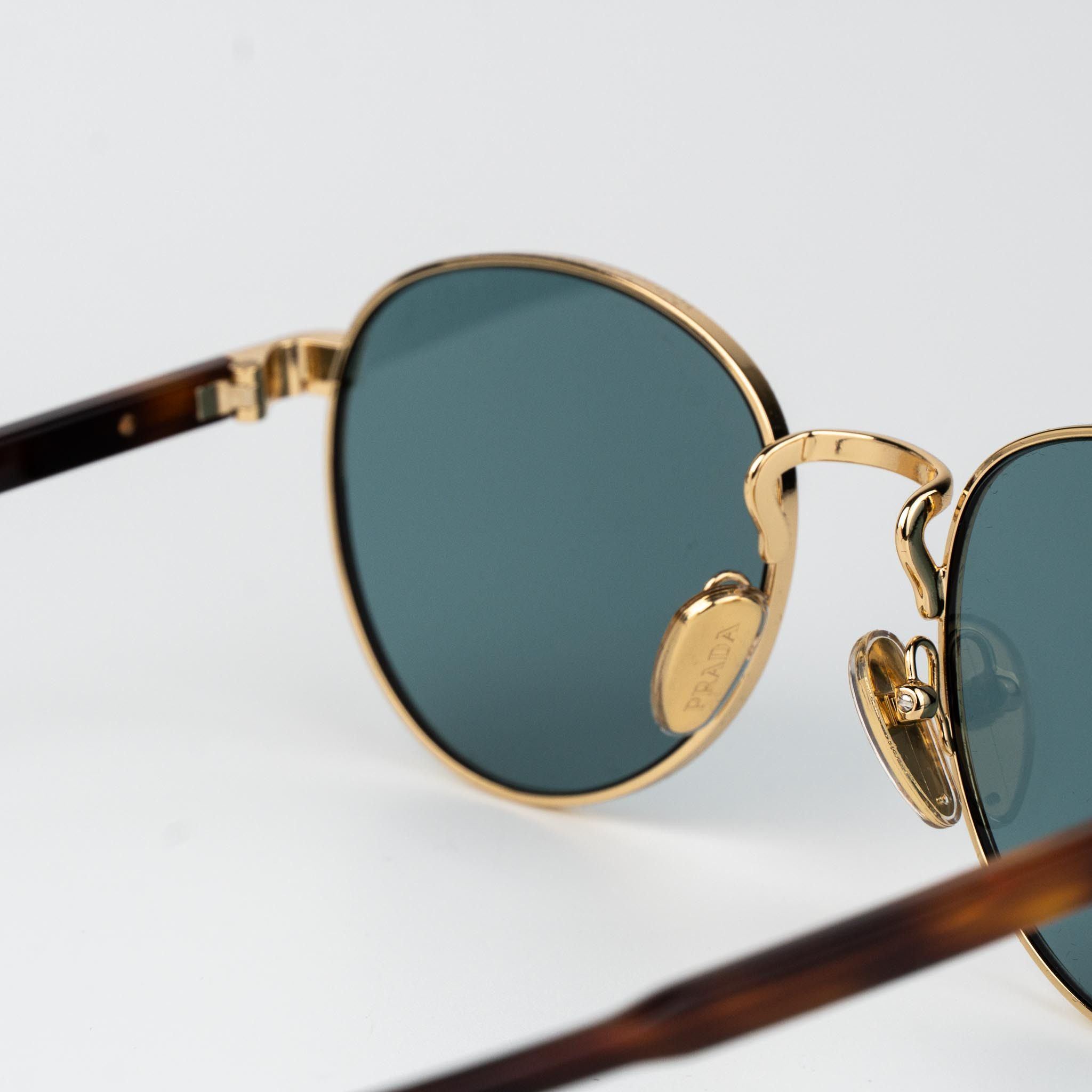 Prada Prada Women Sunglasses Round PRB51S 5AK40K NEW AUTHENTIC Size ONE SIZE - 7 Thumbnail