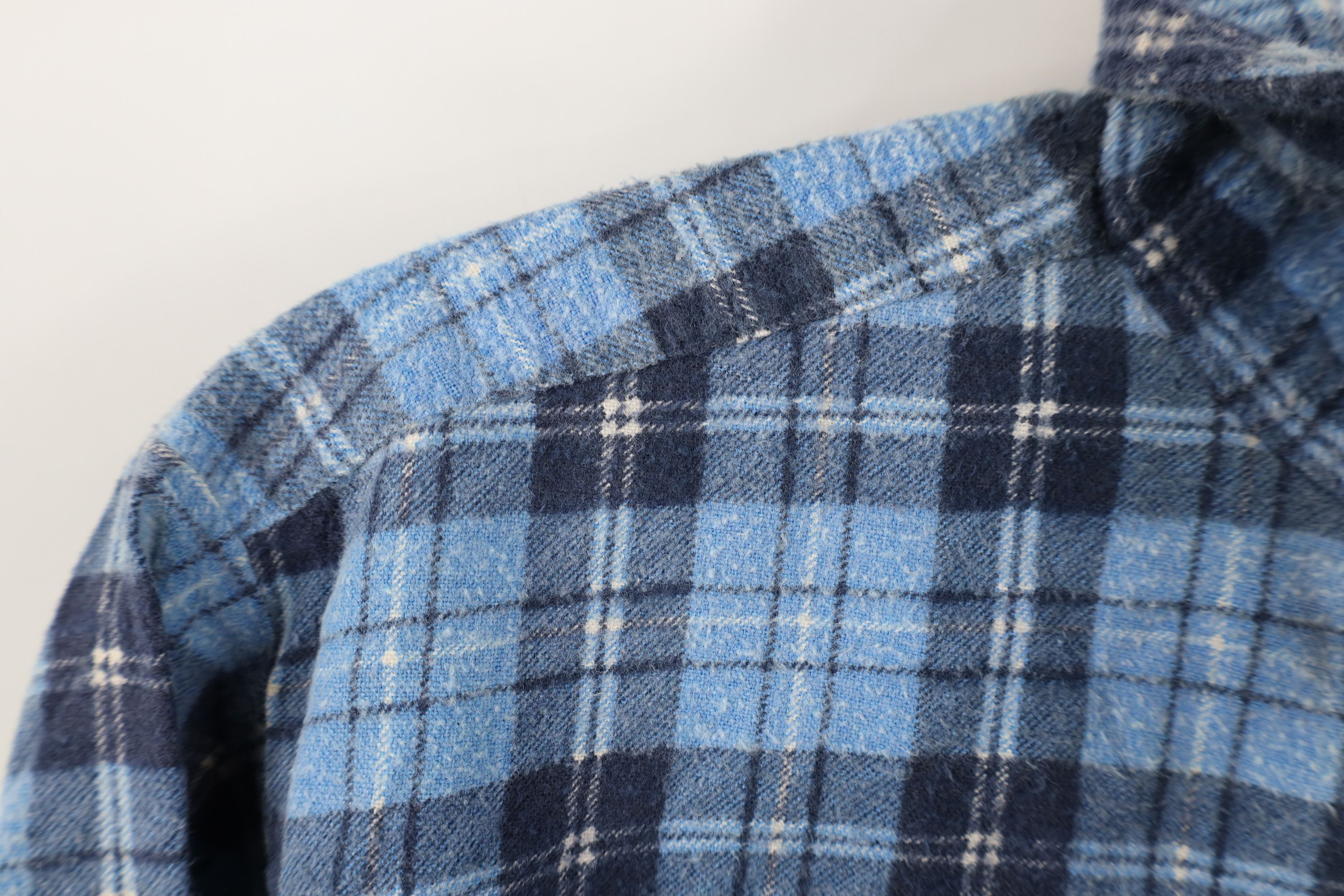Vintage Vintage 70s Streetwear Flannel Collared Button Shirt Plaid Size US S / EU 44-46 / 1 - 8 Thumbnail