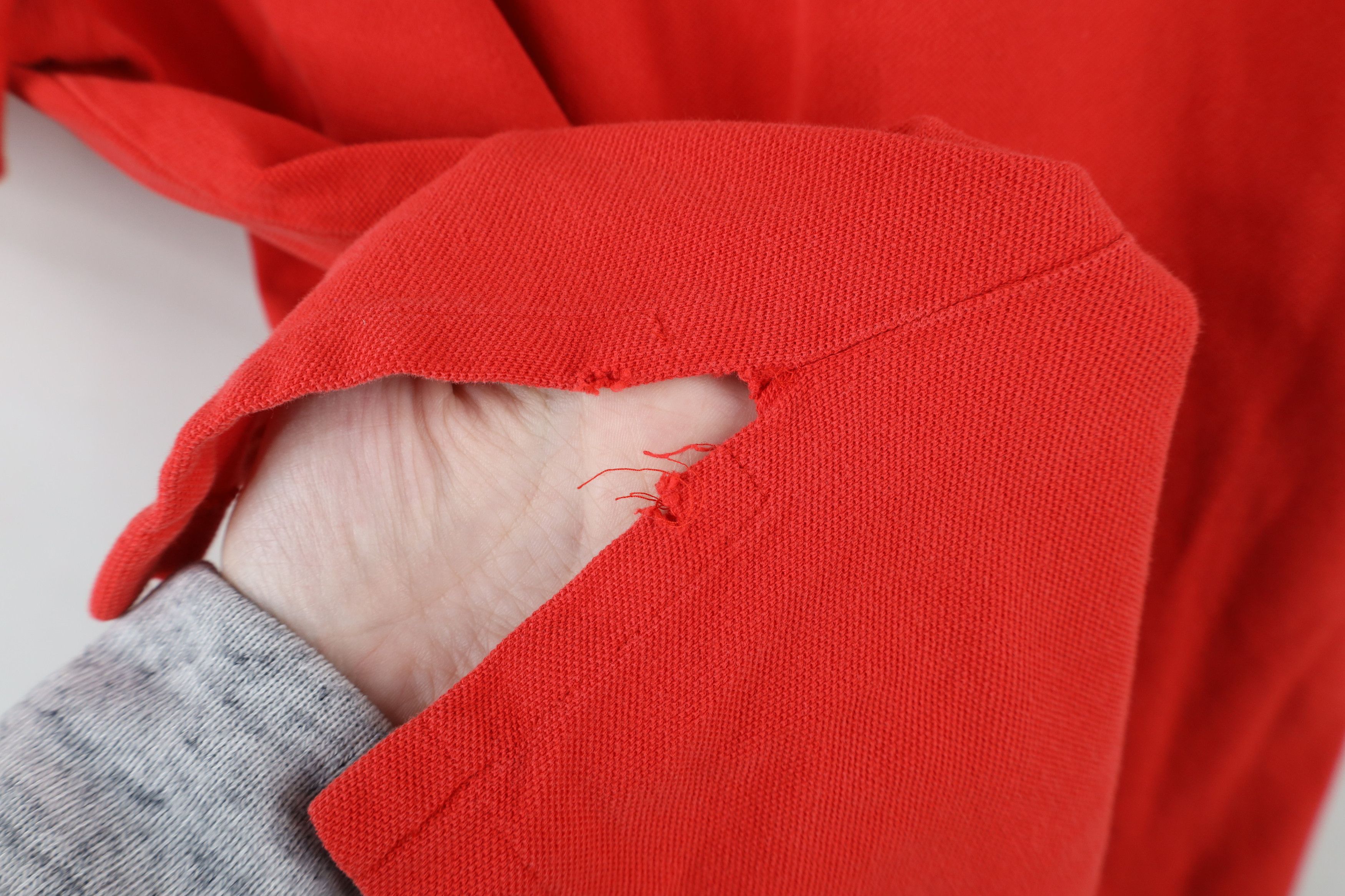 Ralph Lauren × Vintage Vintage 90s Ralph Lauren Collared Golf Polo Shirt Red USA Size US M / EU 48-50 / 2 - 7 Thumbnail