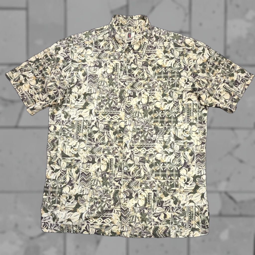 Tori Richard VTG Tori Richard Honolulu Short Sleeve Shirt Mens L Green Cotton Lawn USA Floral Hawaiian Button-Up Fast Shipping Size US L / EU 52-54 / 3 - 1 Thumbnail