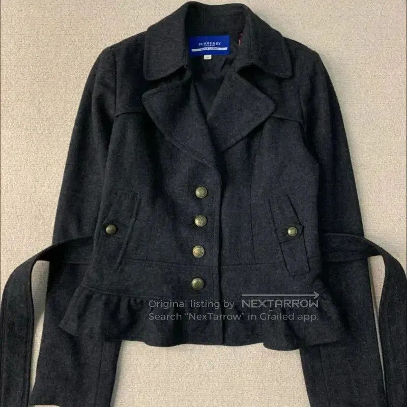 Burberry Burberry Black Wool Blend Short Coat for Women. Size S / US 4 / IT 40 - 1 Thumbnail