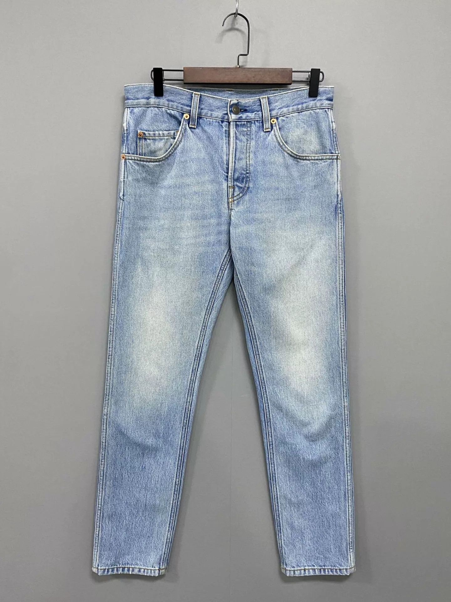 Gucci GUCCI Horsebit Double G Washed Jeans 30 Size US 30 / EU 46 - 2 Thumbnail