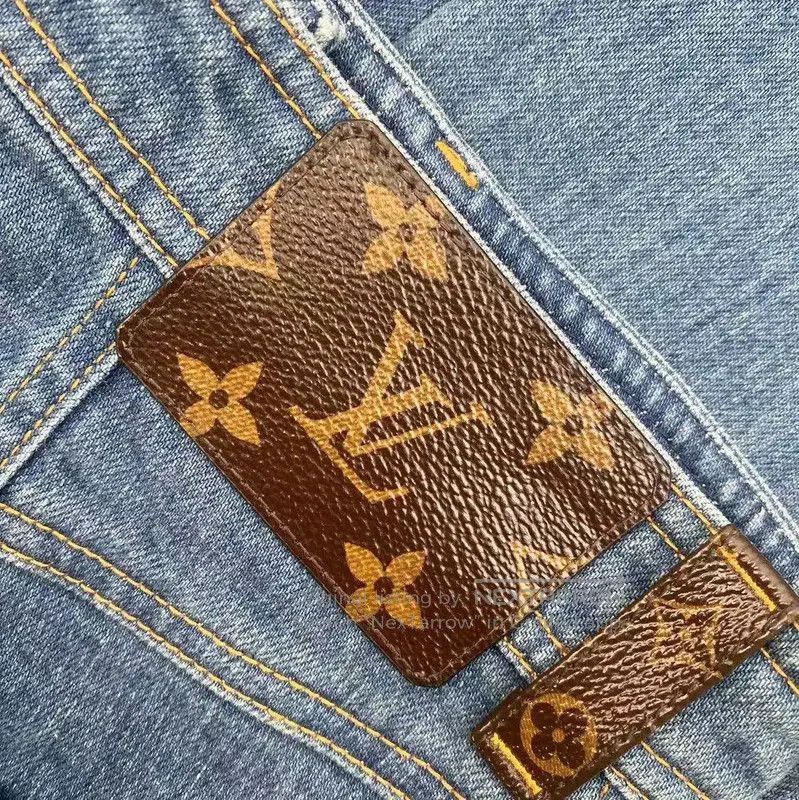Louis Vuitton Louis Vuitton Blue Cotton Denim Pants . Size 28" / US 6 / IT 42 - 4 Thumbnail
