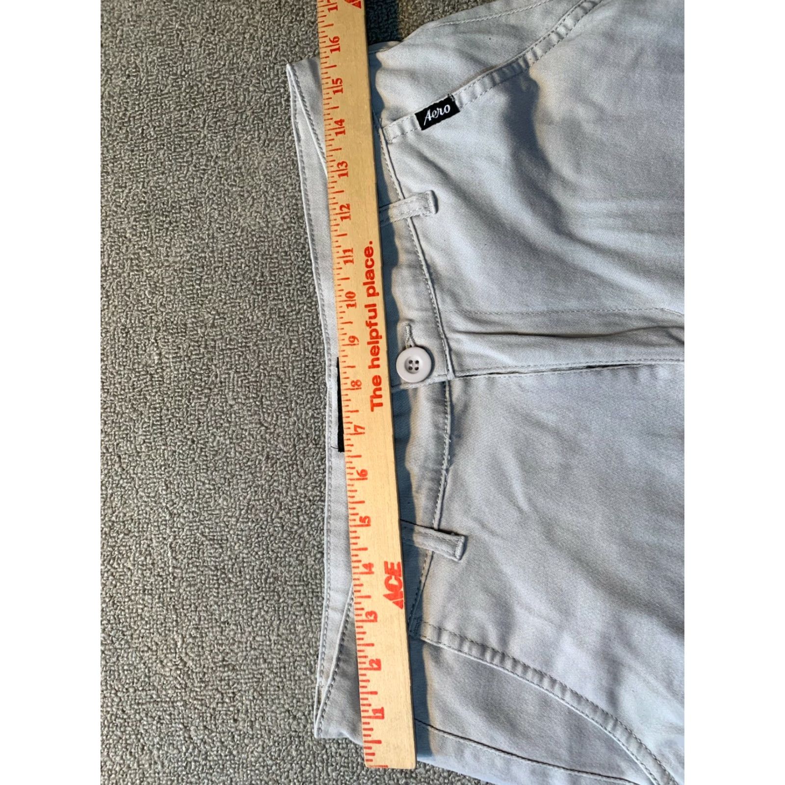 Vintage Aéropostale Women's Shorts Size 32 Waist Beige Walking Solid Low Rise Reg Regular Beige Womens Shorts 32 Aeropostale Size 24" / US 00 / IT 34 - 3 Thumbnail