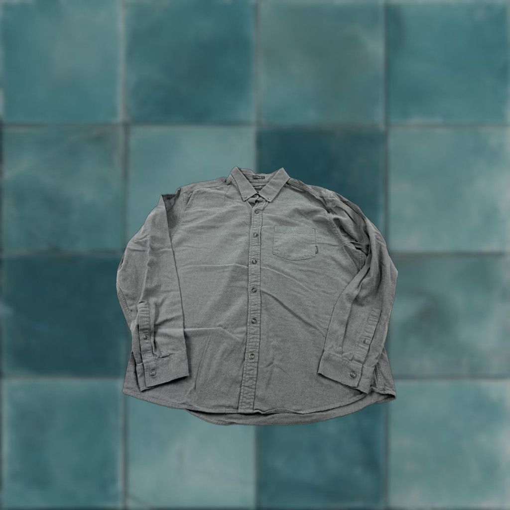 Eddie Bauer Eddie Bauer Shirt Mens XL Gray Classic Fit Long Sleeve Button Up Cotton Pocket Size US XL / EU 56 / 4 - 1 Thumbnail