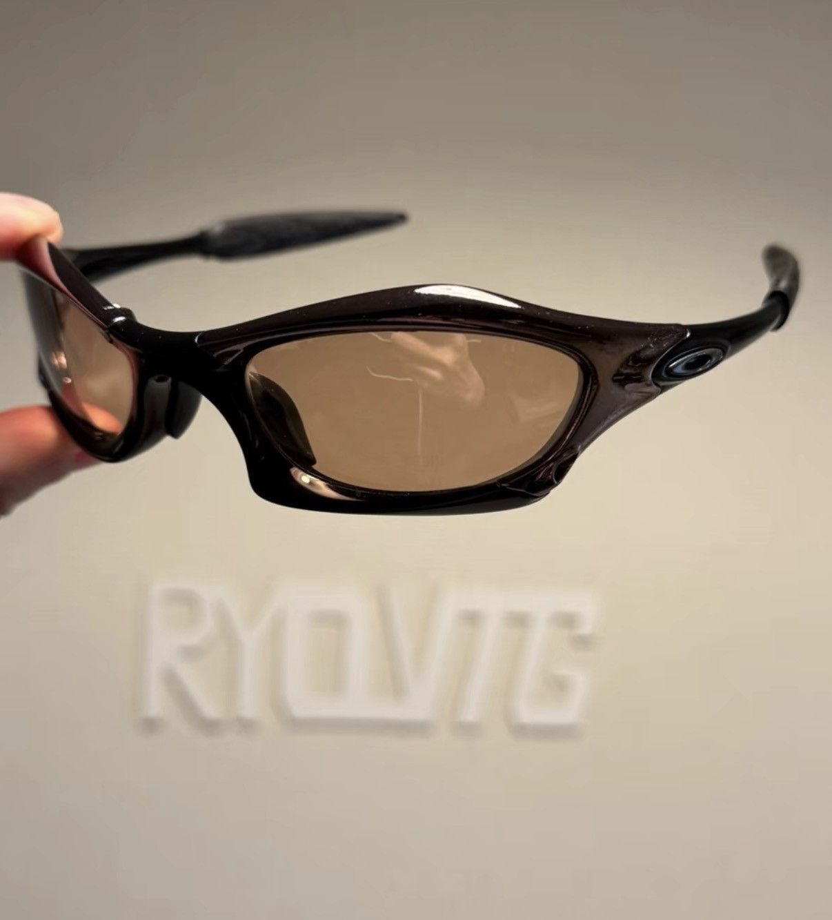 Oakley Oakley Splice Black Chrome Sunglasses | Grailed