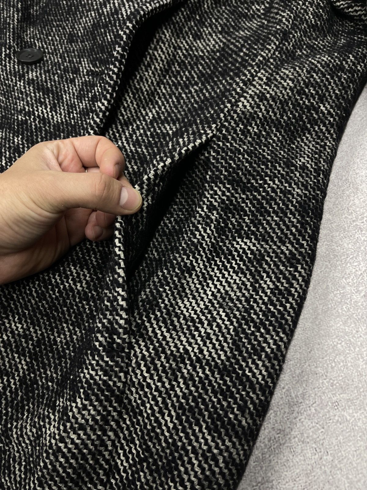 Max Mara Womens Max Mara Wool Double Breasted Trench Coat Italy Size XL / US 12-14 / IT 48-50 - 8 Thumbnail