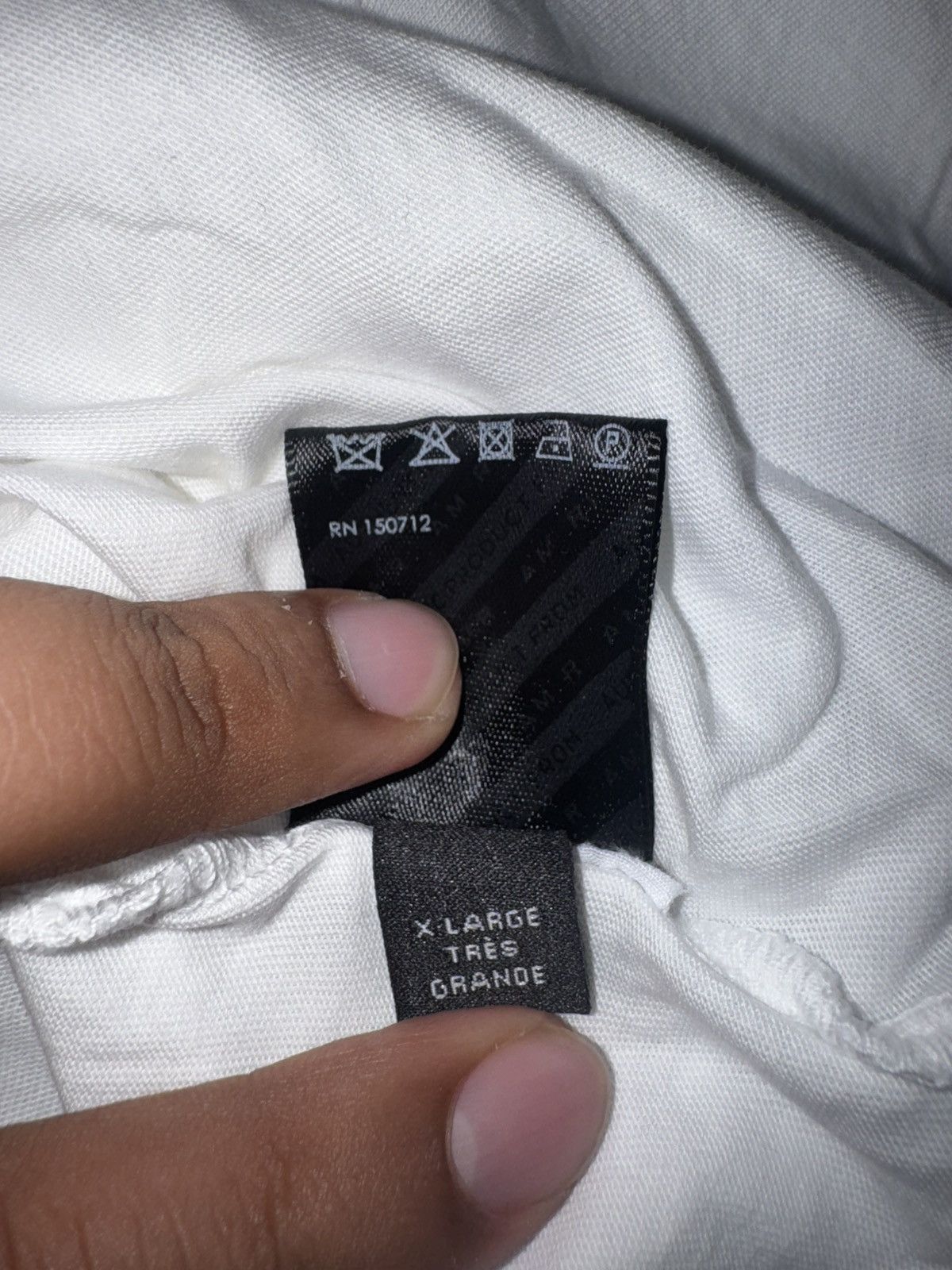 Amiri Amiri white champagne t shirt Size US XL / EU 56 / 4 - 7 Thumbnail