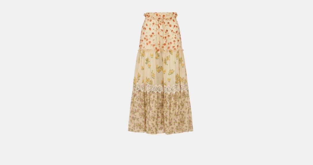 Dior o1w1db10225 Mid-Length Skirt in Multicolor Size 28" / US 6 / IT 42 - 1 Thumbnail