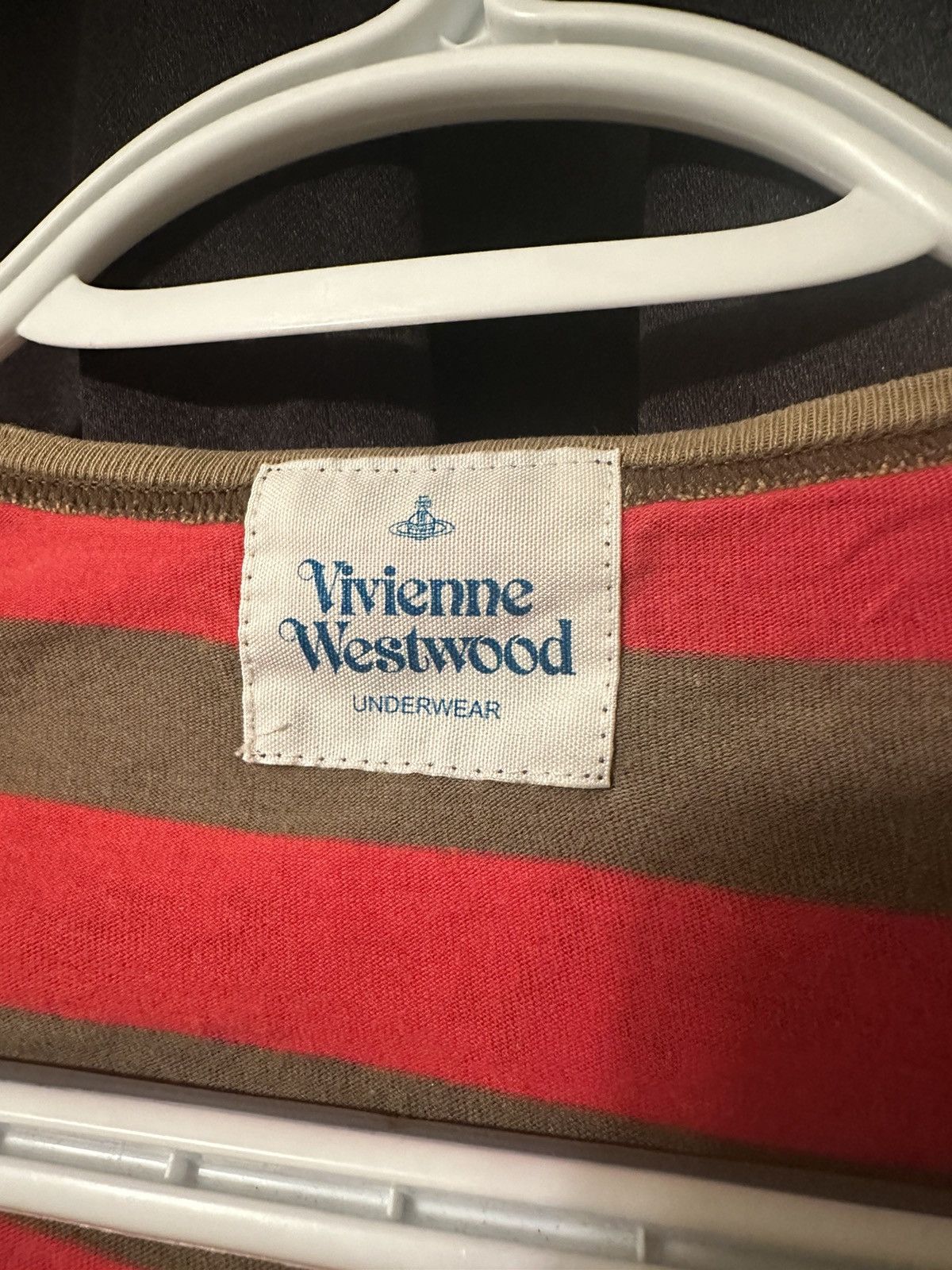 Vivienne Westwood Too Fast To Live ☠️ Too Young To Die Striped Tee Size US M / EU 48-50 / 2 - 4 Thumbnail