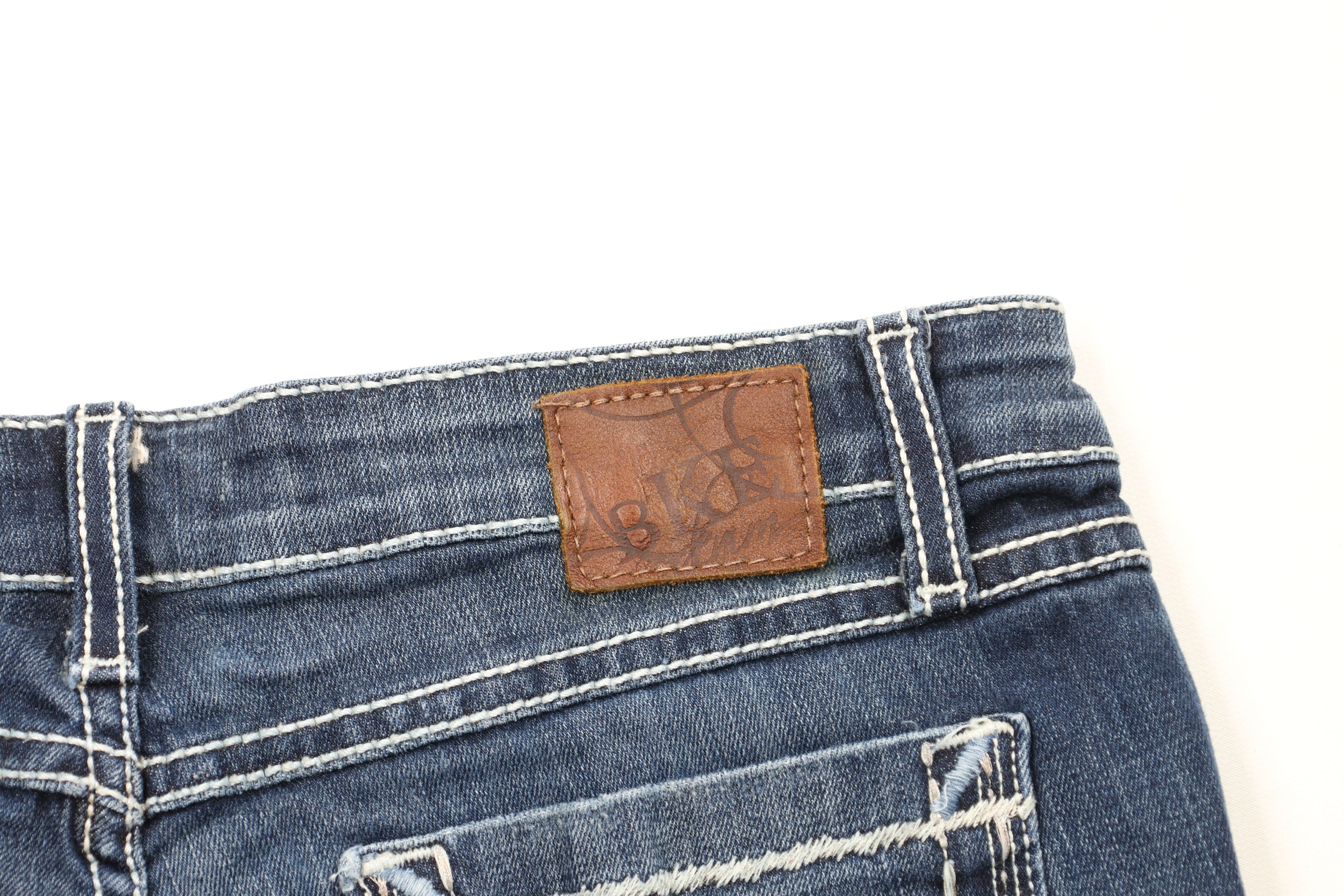 Vintage Buckle BKE Stitch Stella Stretch Denim Jean Shorts Jorts Size 30" / US 8 / IT 44 - 11 Thumbnail