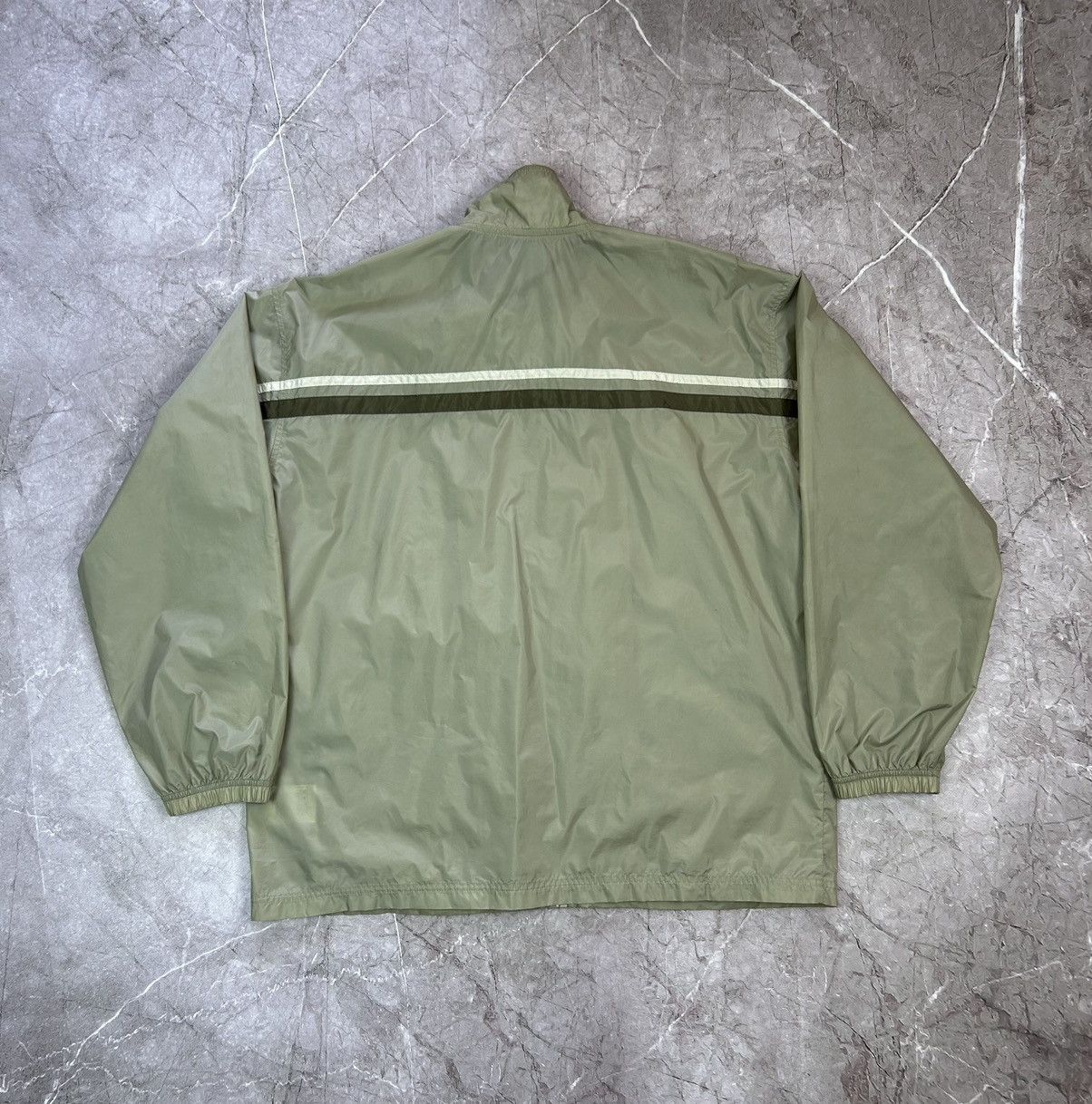 Nike × Vintage 90s Nike Swoosh Vintage Y2K Oversized Nylon Retro Jacket Size US L / EU 52-54 / 3 - 3 Thumbnail